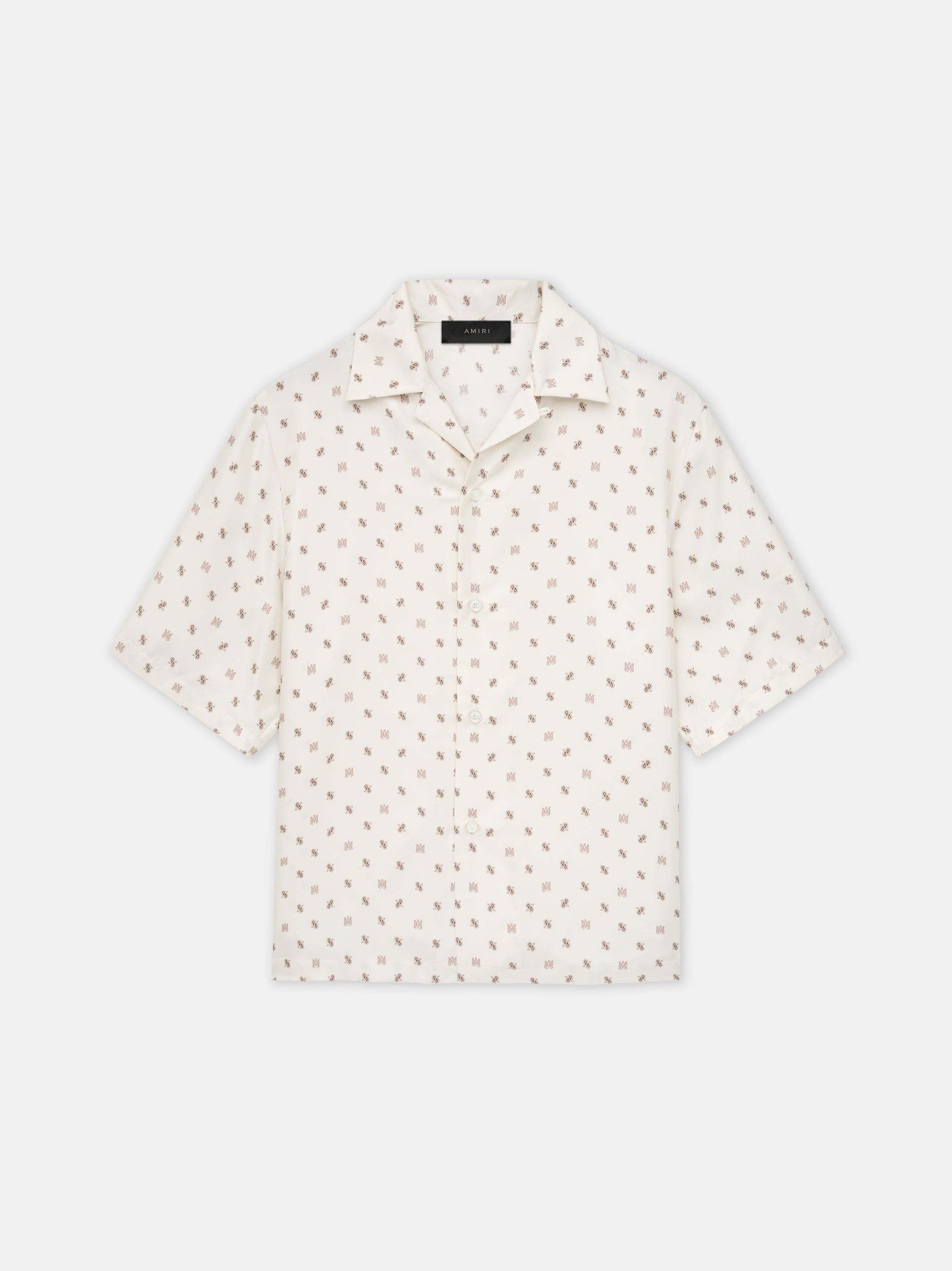 Amiri o1s1wg110625 MA Paisley Bowling Shirt in Ivory Size US M / EU 48-50 / 2 - 1 Thumbnail