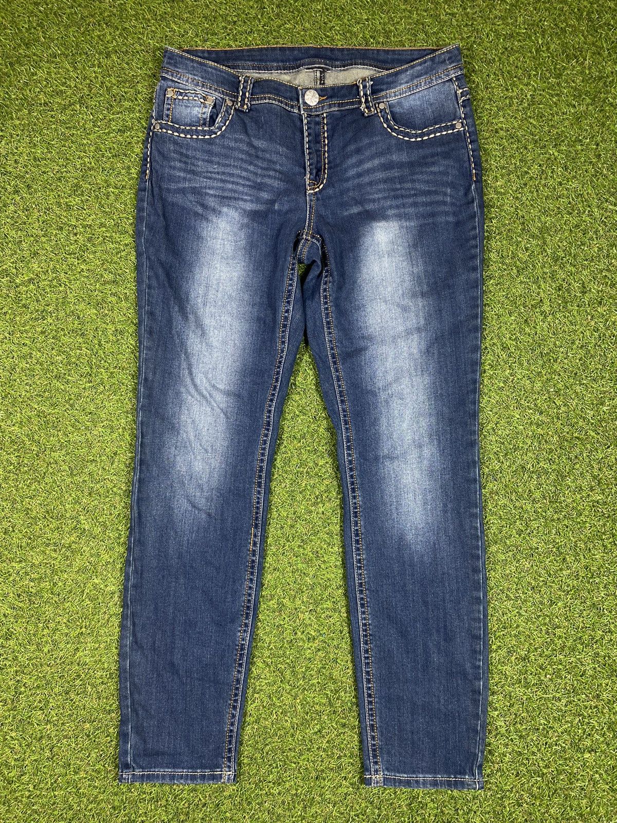 Japanese Brand × Vintage Vintage Y2K Japanese jeans denim True Religion style Size 28" / US 6 / IT 42 - 3 Thumbnail