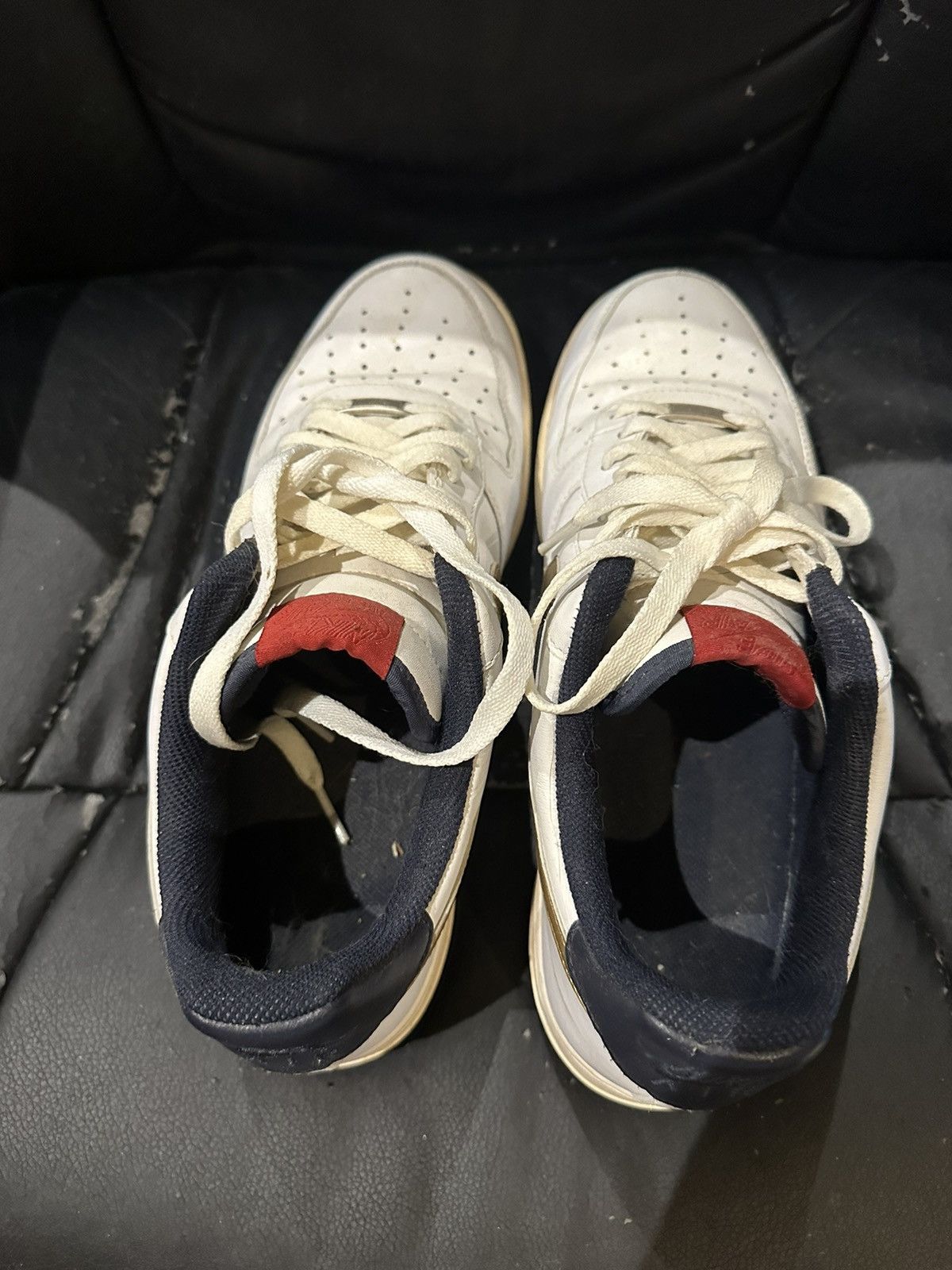 Nike 2008 USA Olympic Air Force 1 Low White Size US 11 / EU 44 - 4 Thumbnail