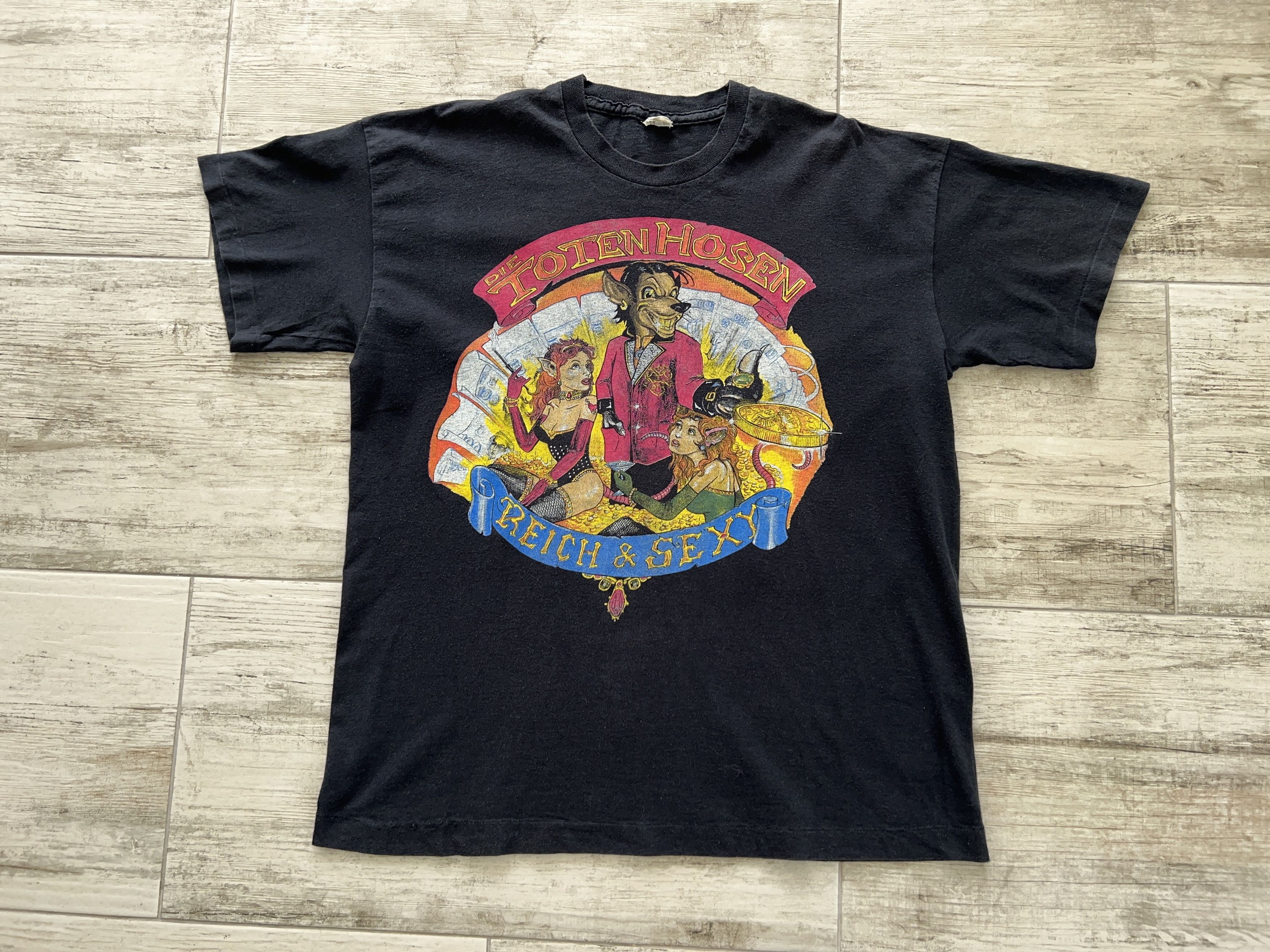 vintage-die-toten-hosen-1994-reich-sexy-rock-band-t-shirt-tee-grailed