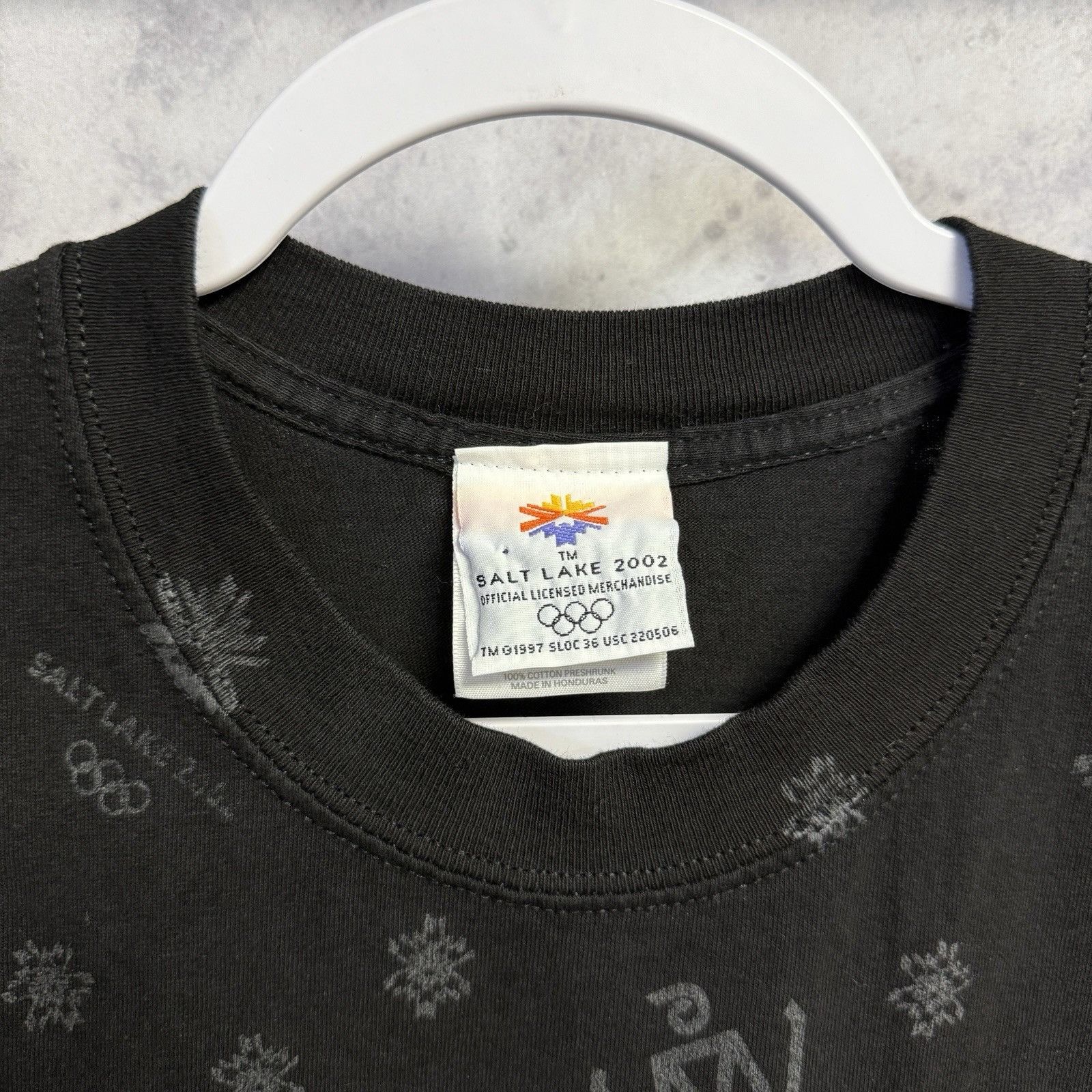 USA Olympics Vintage Salt Lake 2002 Olympics T Shirt Mens XL Black Size US XL / EU 56 / 4 - 3 Thumbnail