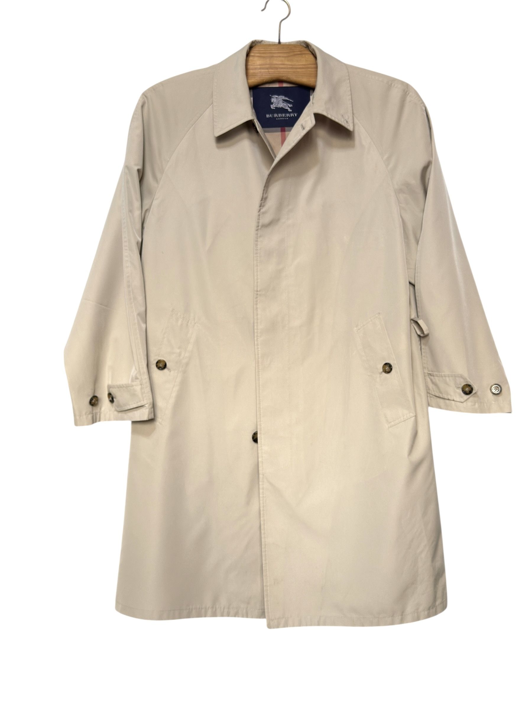 Burberry New🔥 burberry trench beige single breasted novacheck 52it Size US L / EU 52-54 / 3 - 2 Thumbnail