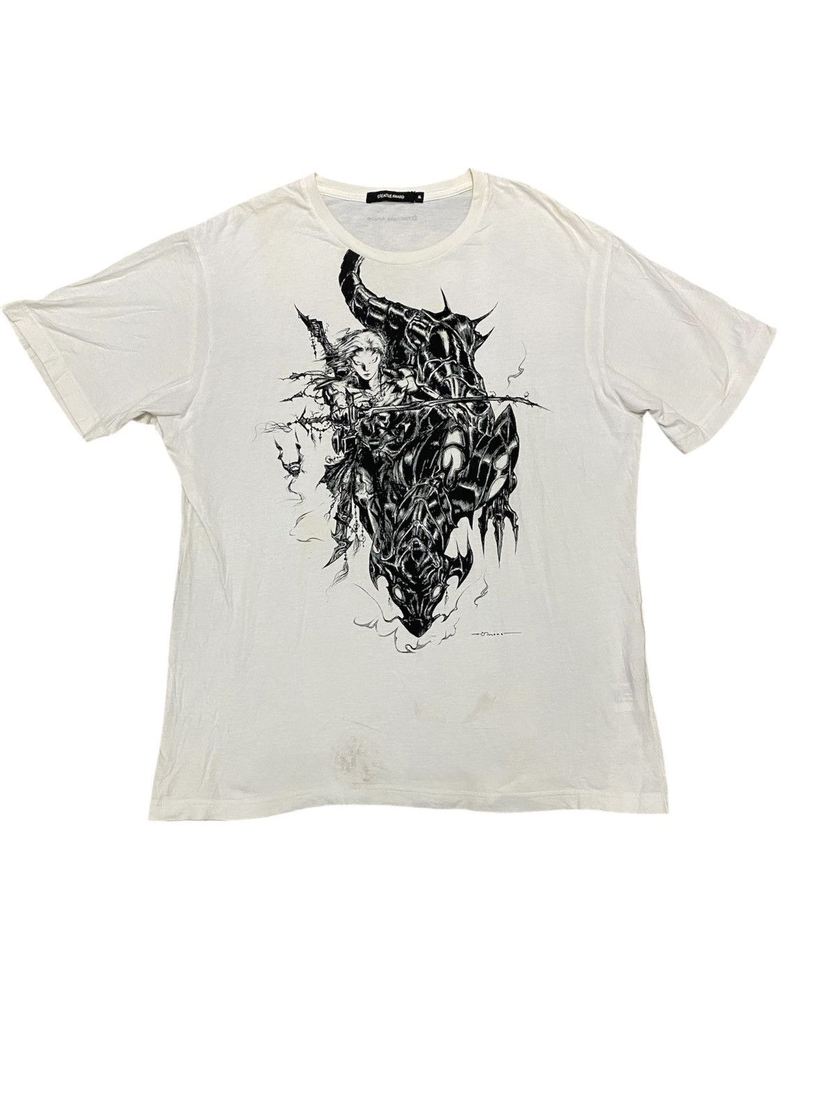 Japanese Brand Vintage Yoshitaka Amano Final Fantasy Creative Award Cospa Size US L / EU 52-54 / 3 - 1 Thumbnail