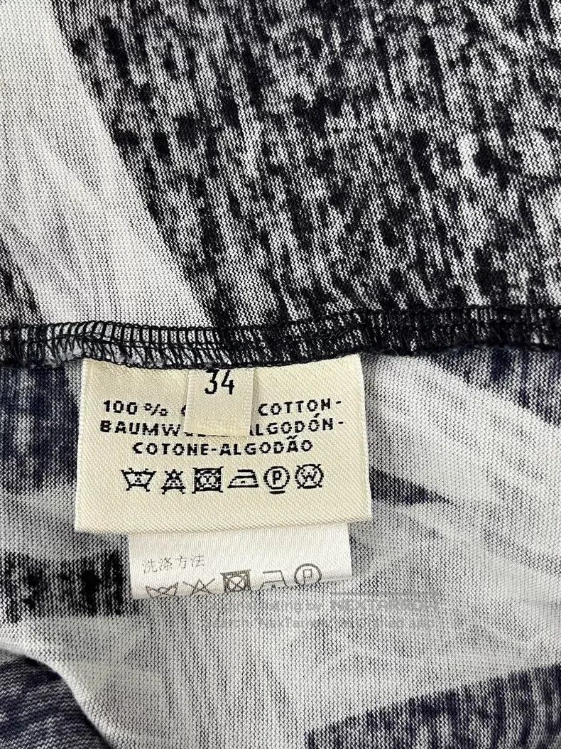 Hermes Hermes Blue Chain Printed Short Sleeve T-Shirt Size XXS / US 00 / IT 34 - 4 Thumbnail