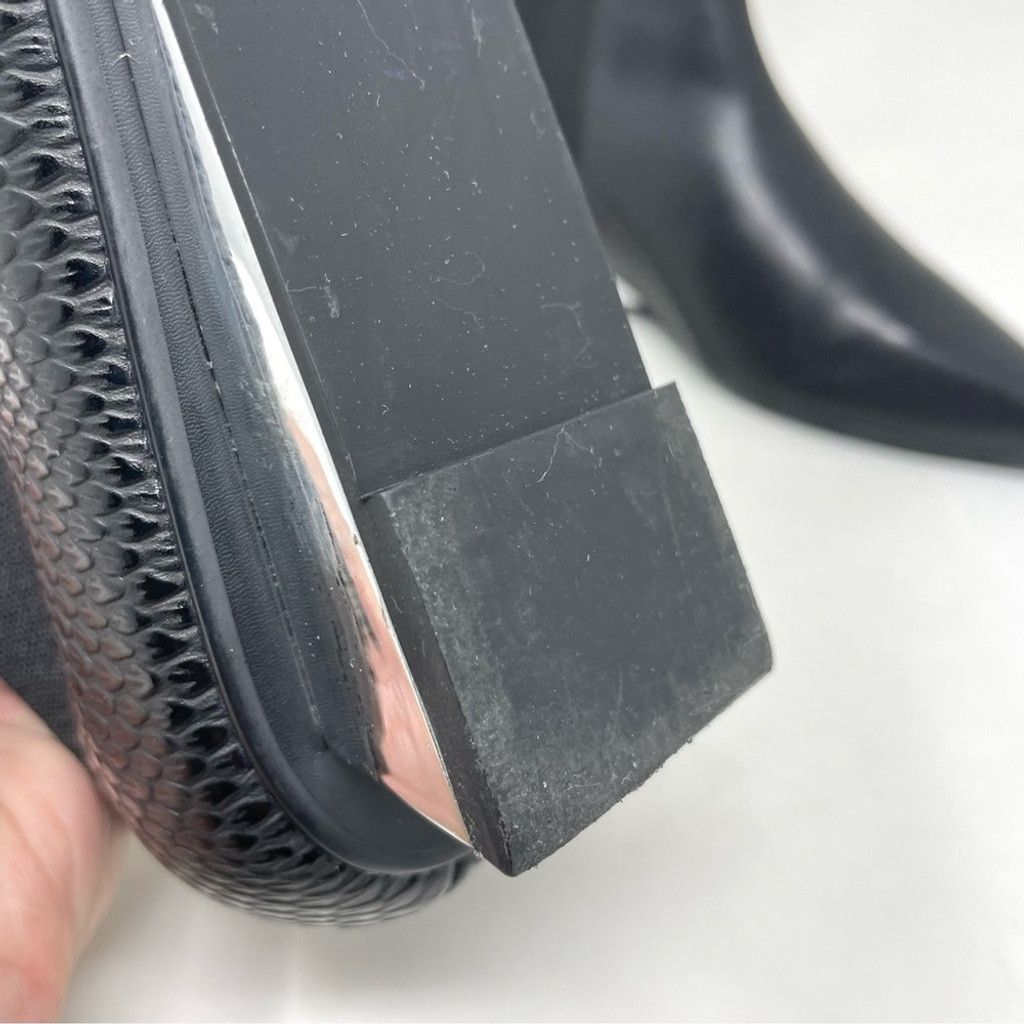 UNITED NUDE UN United Nude Lev Lo Leather Boots w/ Metallic Wedge EU 37 Size US 7 / IT 37 - 12 Thumbnail
