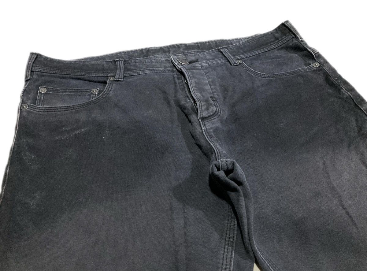 If Six Was Nine × Japanese Brand × Neil Barrett 🔥Archived Neil Barret Black Waxed Denim Zipper Size US 34 / EU 50 - 4 Thumbnail
