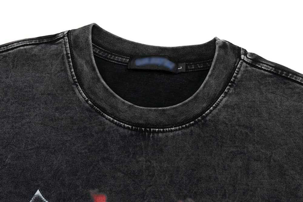 Japanese Brand × Vintage Creative eye flame print distressed washed tee Size US L / EU 52-54 / 3 - 3 Thumbnail