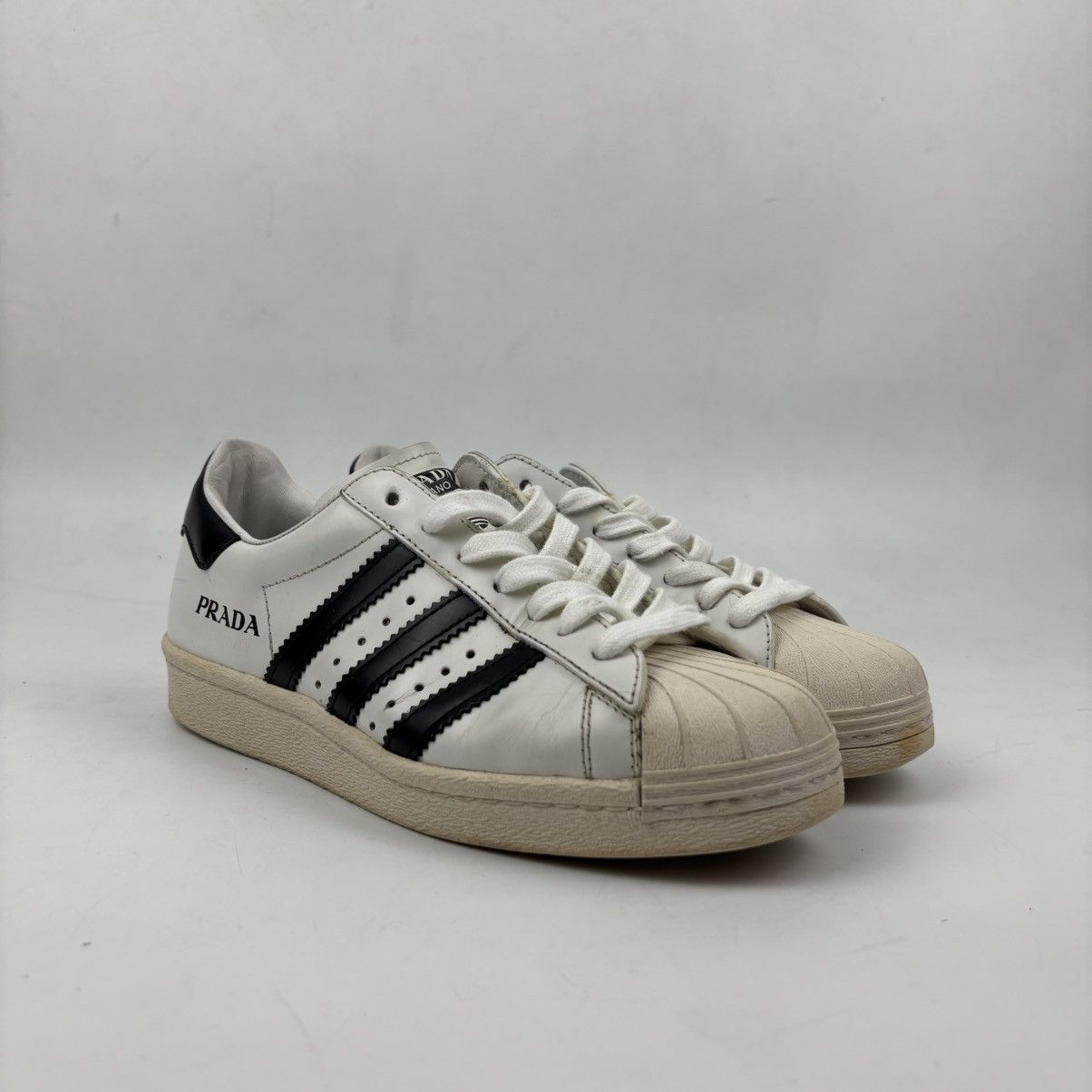 Adidas × Prada Prada x Adidas Superstar Size US 5.5 / IT 35.5 - 1 Thumbnail