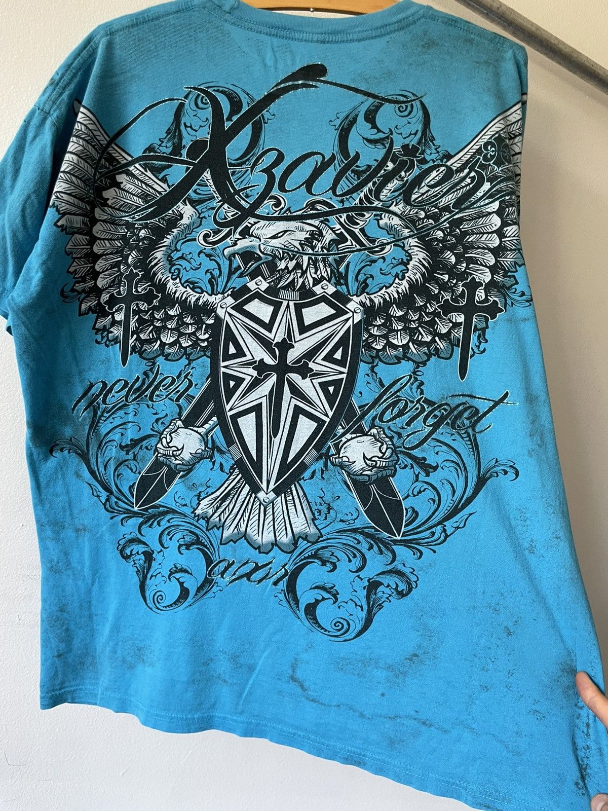 【希少】xzavier イグザヴィアー y2k 平成 sk8 tシャツ Xzavier Skull Cross Wing Grunge Cyber Y2K Style T-shirt - Etsy