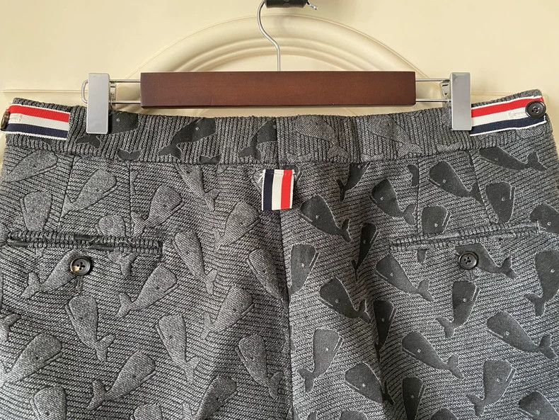 Thom Browne Thom Browne size4 Gray wool trousers Size 40S - 4 Thumbnail