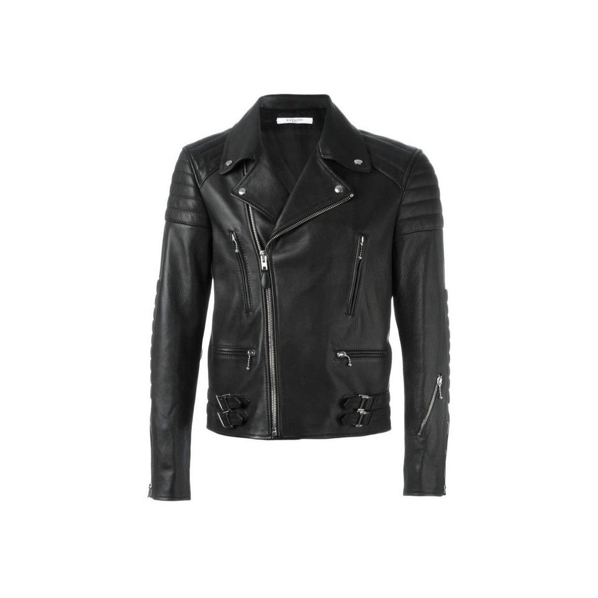 Givenchy Givenchy Buffalo Leather Classic Biker Jacket Size US M / EU 48-50 / 2 - 1 Thumbnail