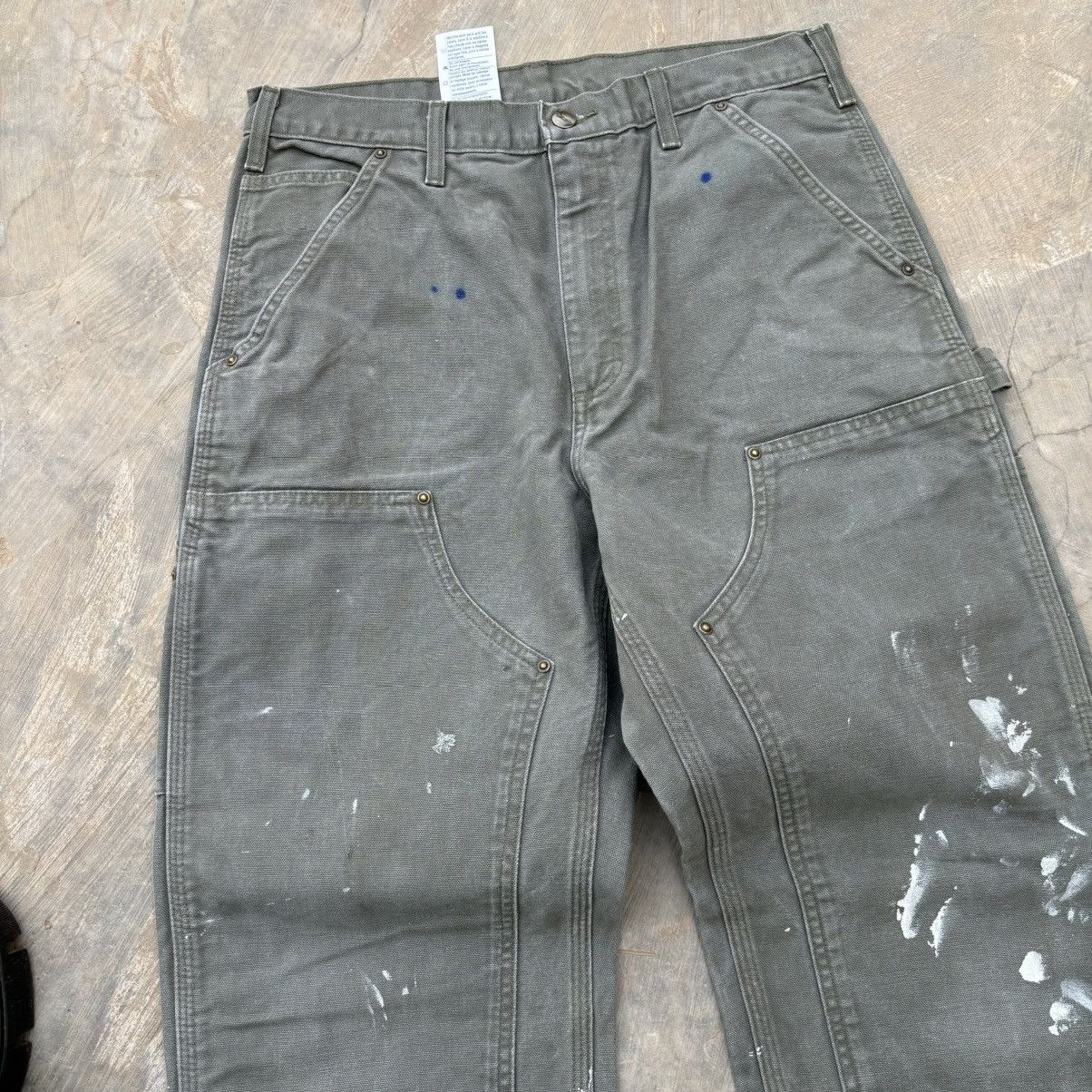 Carhartt Crazy Vintage Sunfaded Carhartt Double Knee B136 Mos Size US 32 / EU 48 - 2 Thumbnail