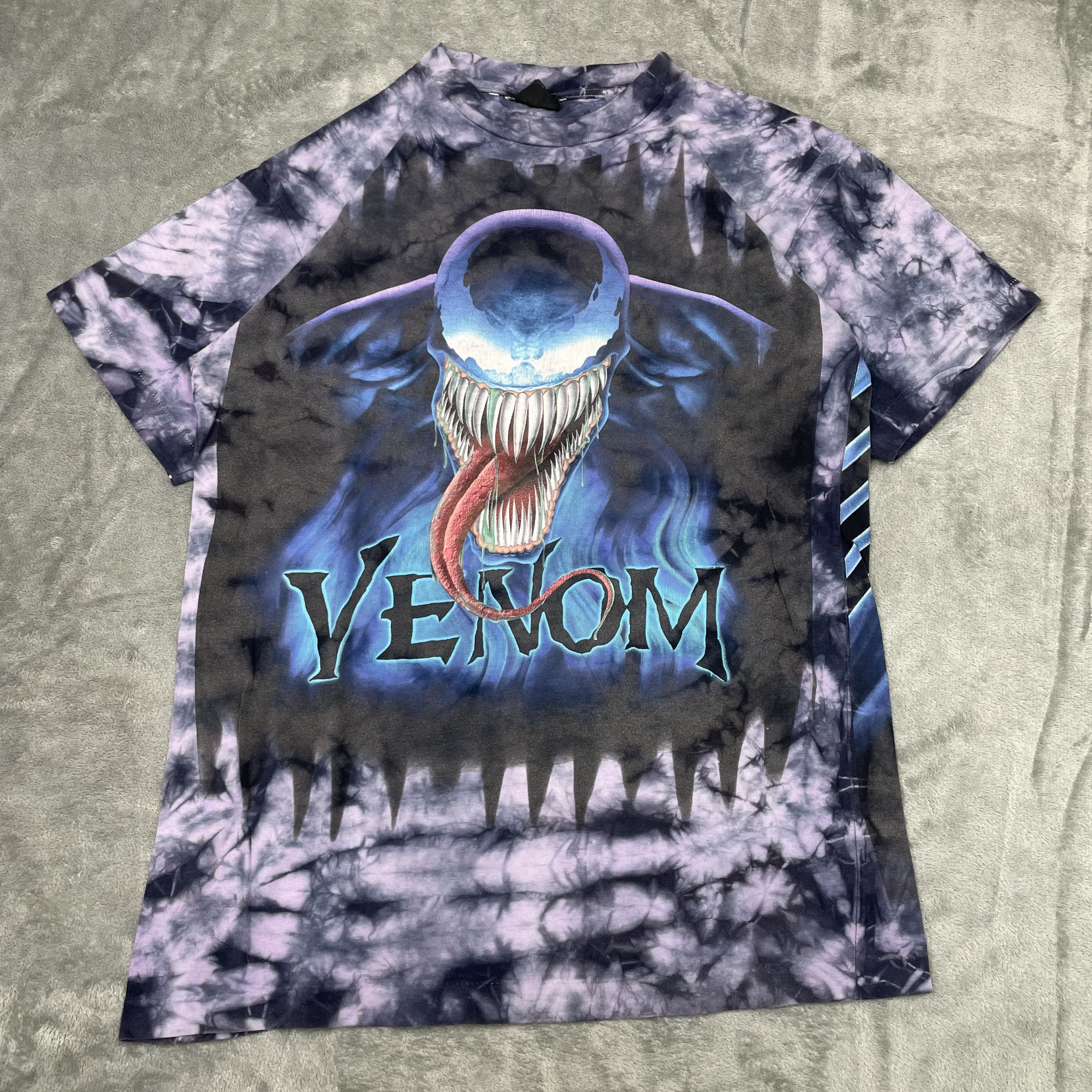 Marvel Comics × Vintage Vintage Rare 1998 Venom Marvel Comic AOP T Shirt Tie Dye Size US L / EU 52-54 / 3 - 1 Thumbnail