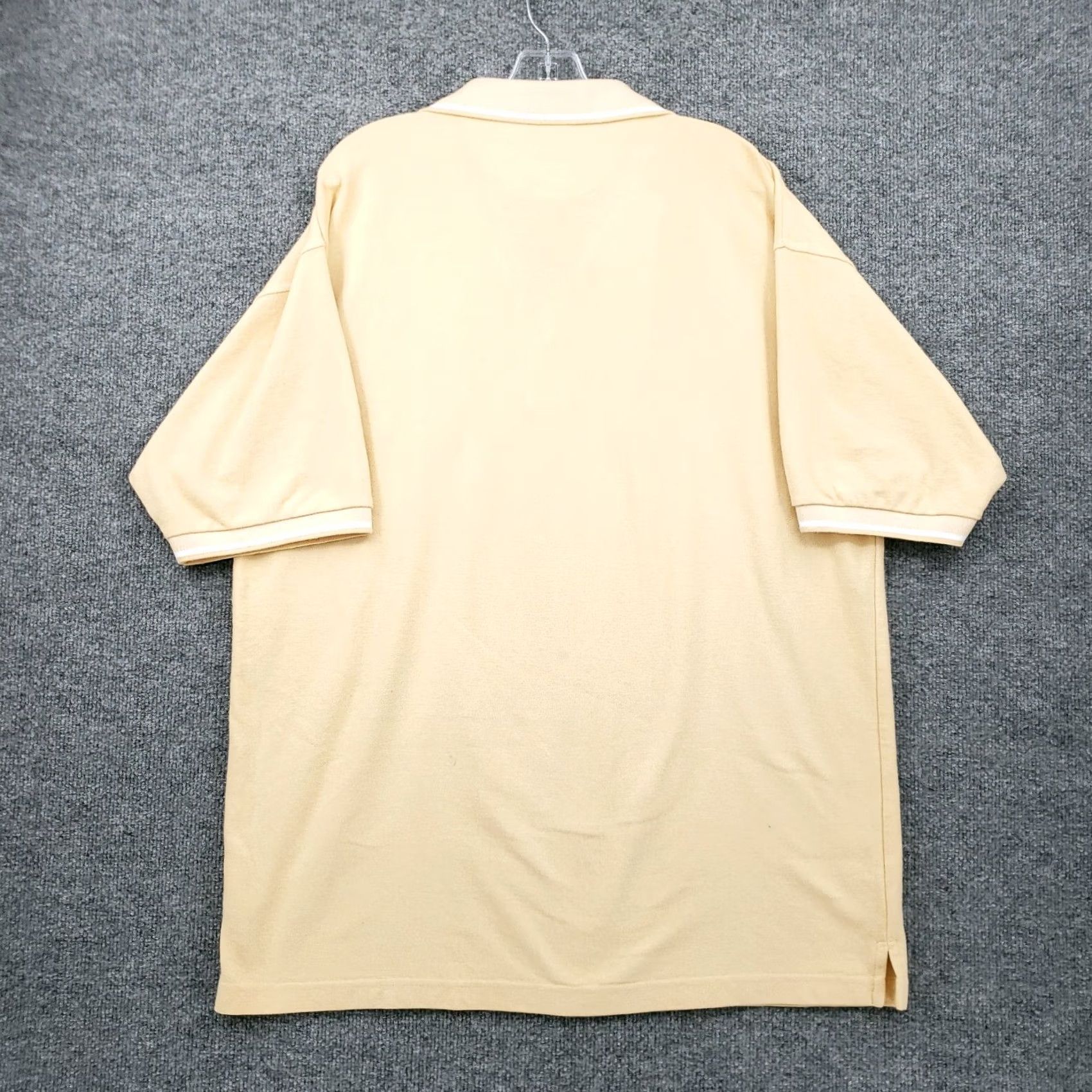 Vintage McIntosh & Seymour Polo Shirt Mens XL Yellow Cotton Blend Short Sleeves Button Size US XL / EU 56 / 4 - 2 Thumbnail