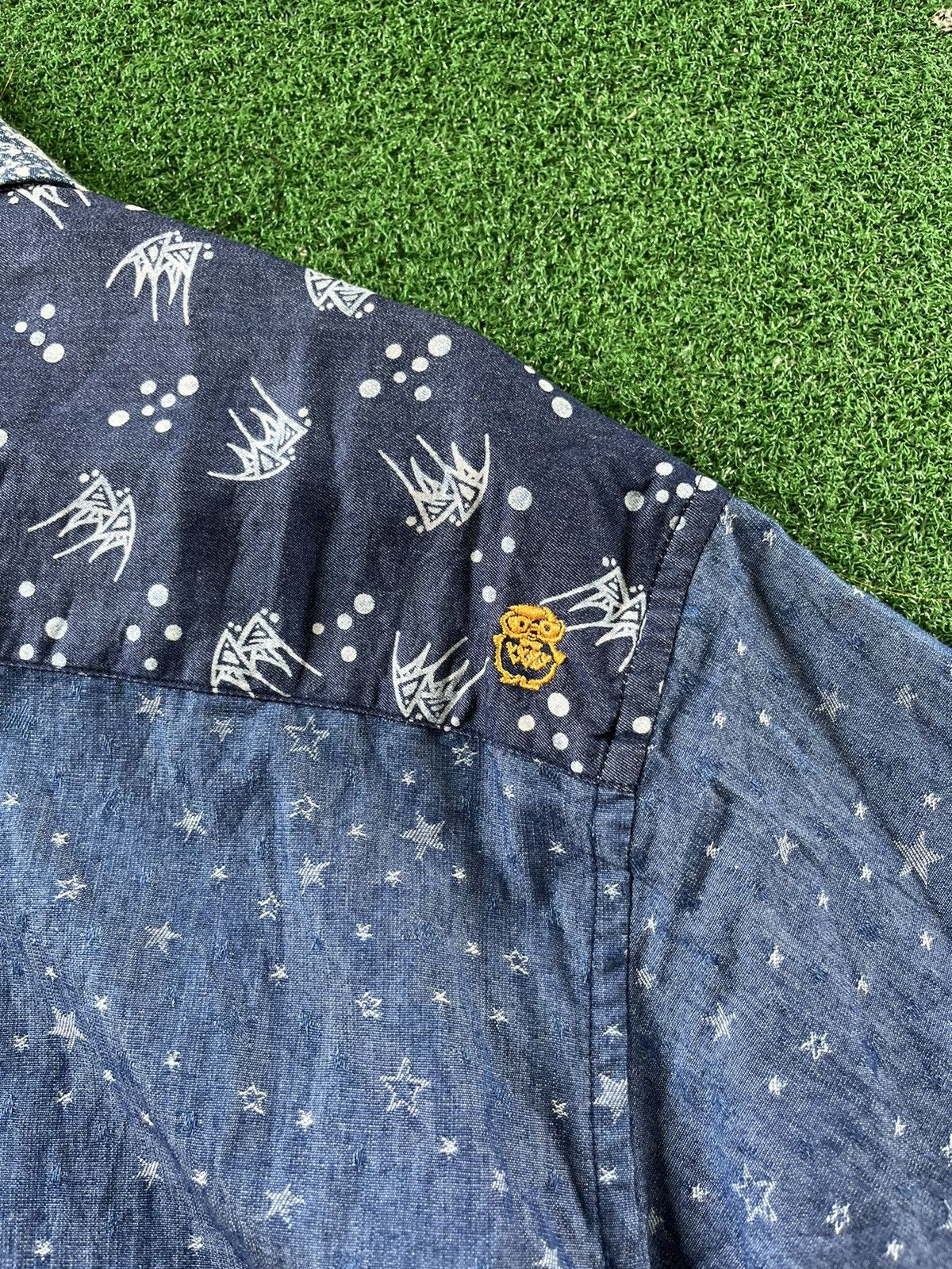 Japanese Brand × Vintage RARE Kawatani Kapital Patchwork Inspired Button Up Shirts Size US XXL / EU 58 / 5 - 17 Thumbnail