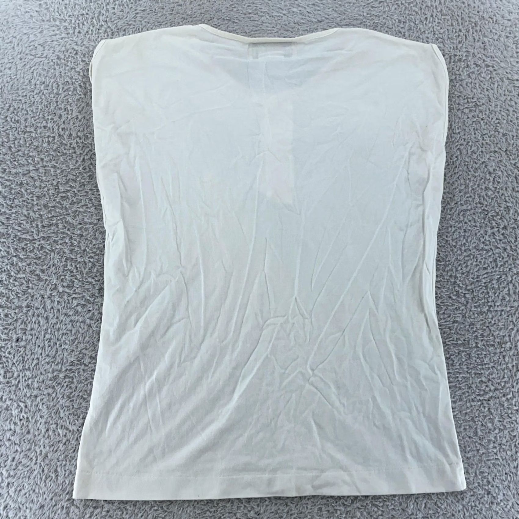 Vintage VINTAGE Boast T-Shirt Henley Sleeveless Mens XS White 80s 90s Concert Sportswear Shirt Size US XS / EU 42 / 0 - 3 Thumbnail