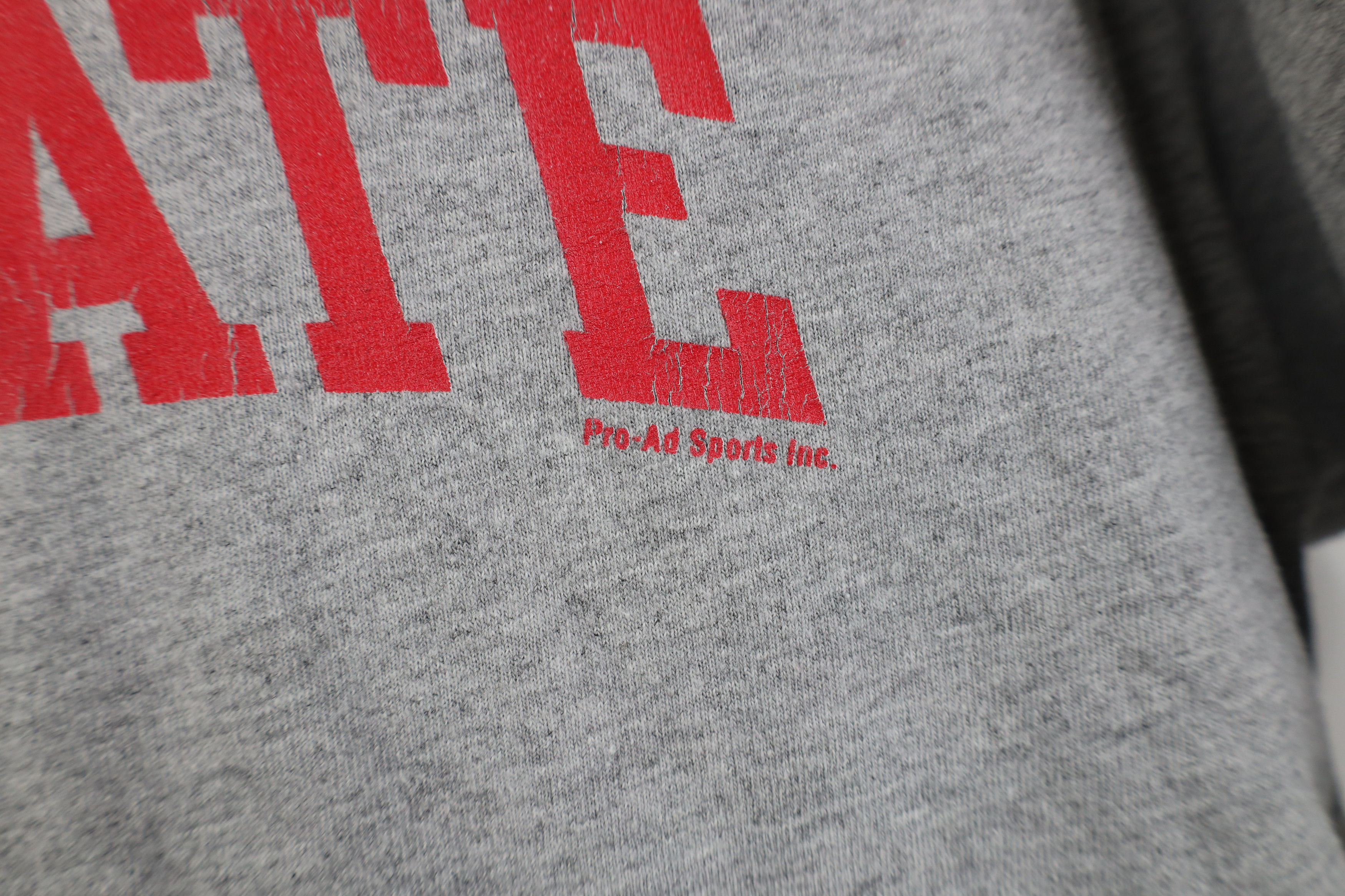 Vintage Vintage 90s Y2K Ohio State University T-Shirt Heather Gray Size US XL / EU 56 / 4 - 6 Thumbnail