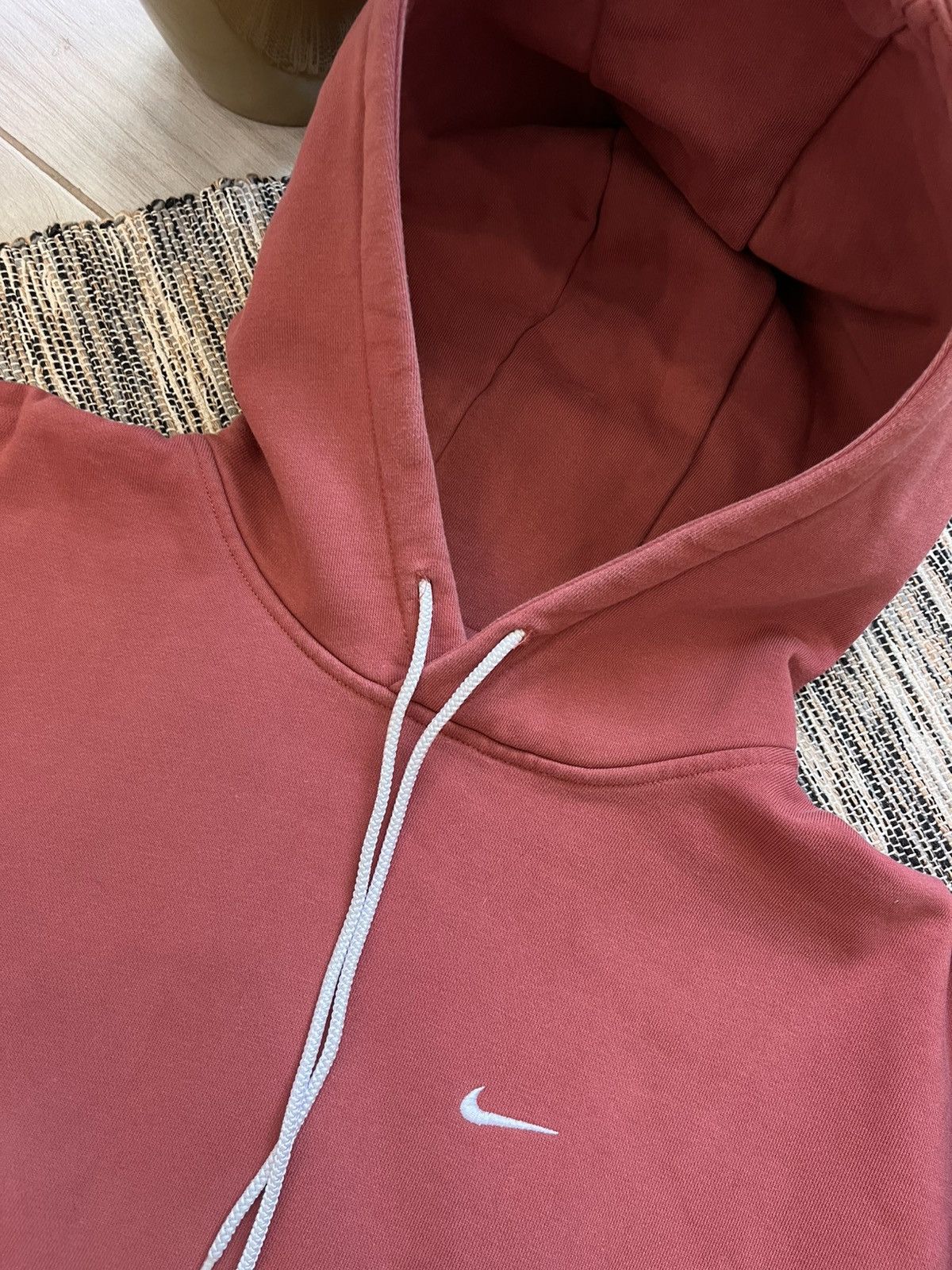 Nike × Vintage Nike Lab Fleece Hoodie Oversize Peach minimalistic logo Size US L / EU 52-54 / 3 - 8 Thumbnail