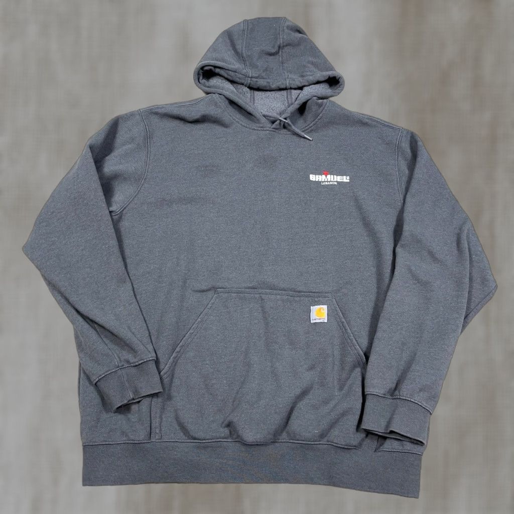 Carhartt Carhartt Hoodie Men 2XL Gray Loose Fit Pullover Sweatshirt Grunge Y2K Retro American Classic Hipster Outdoor Vintage: No Size US XXL / EU 58 / 5 - 1 Thumbnail