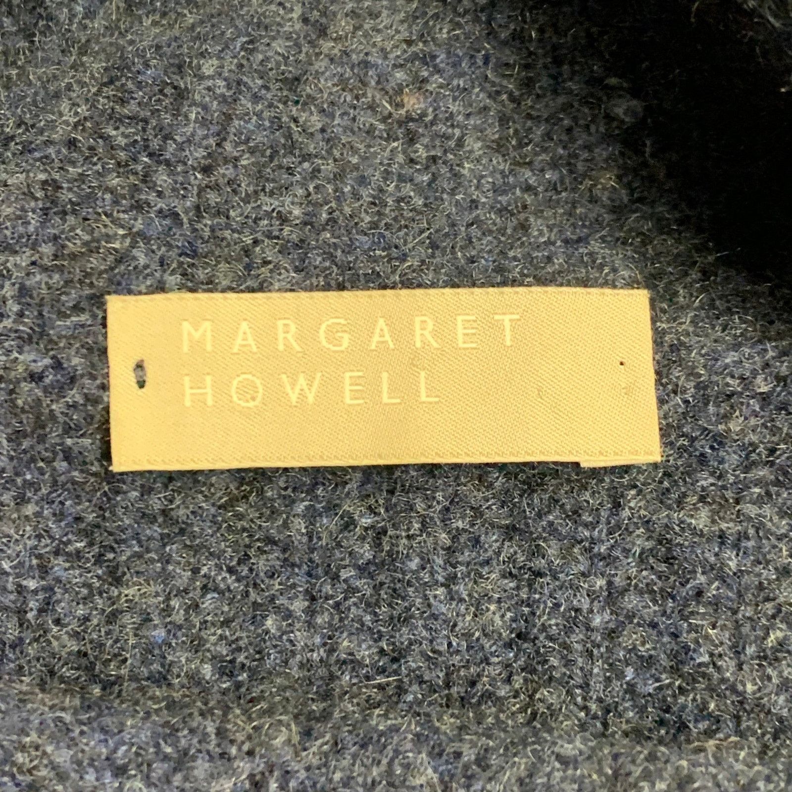 Margaret Howell MARGARET HOWELL Navy Cashmere Rib Knit High Neck Sweater Size US XL / EU 56 / 4 - 5 Thumbnail