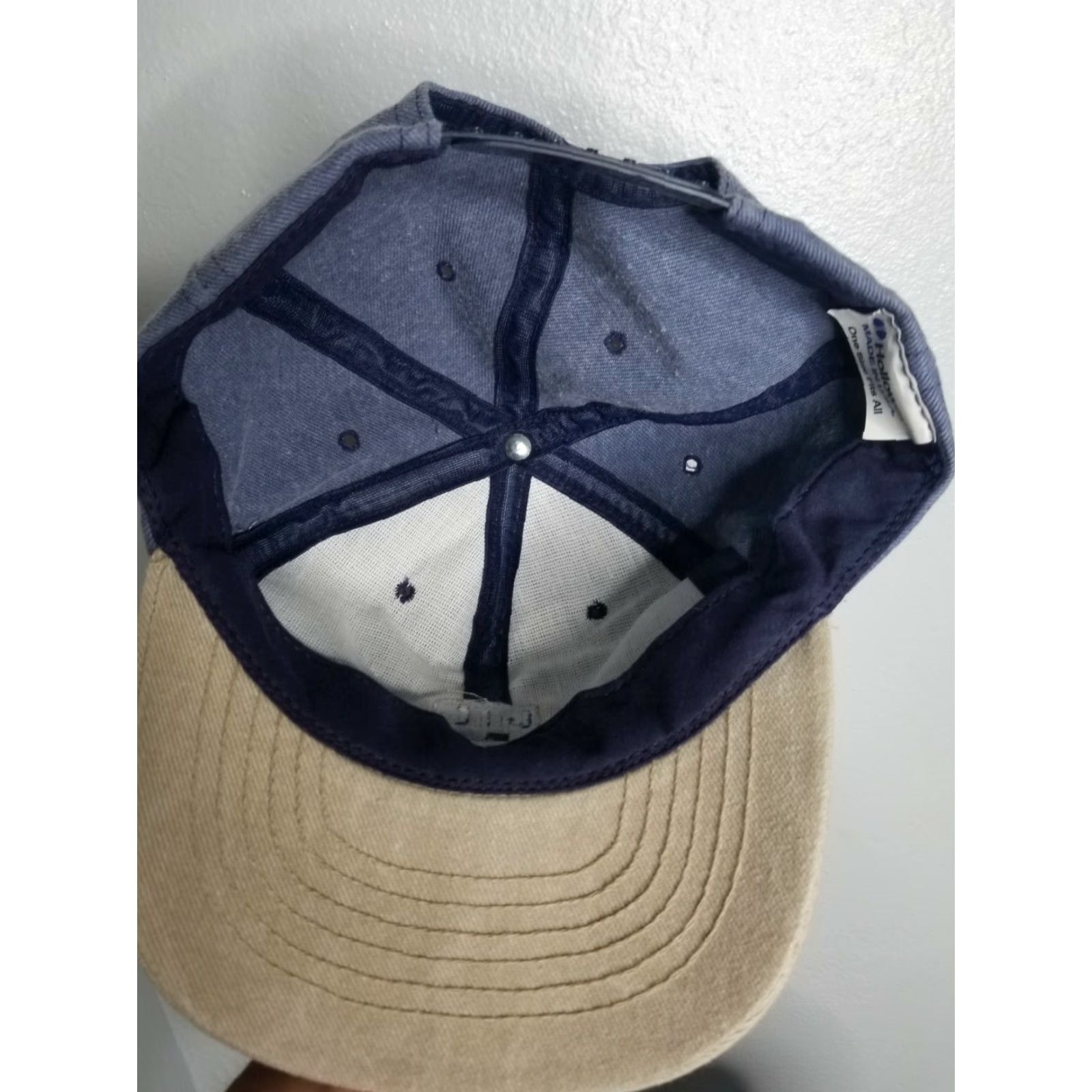 Holloway VINTAGE GTE Long Distance Telephone Company Embroidered Denim Cap Hat Unisex Adults Adjustable Denim Cap Hat Hat Size ONE SIZE - 5 Thumbnail