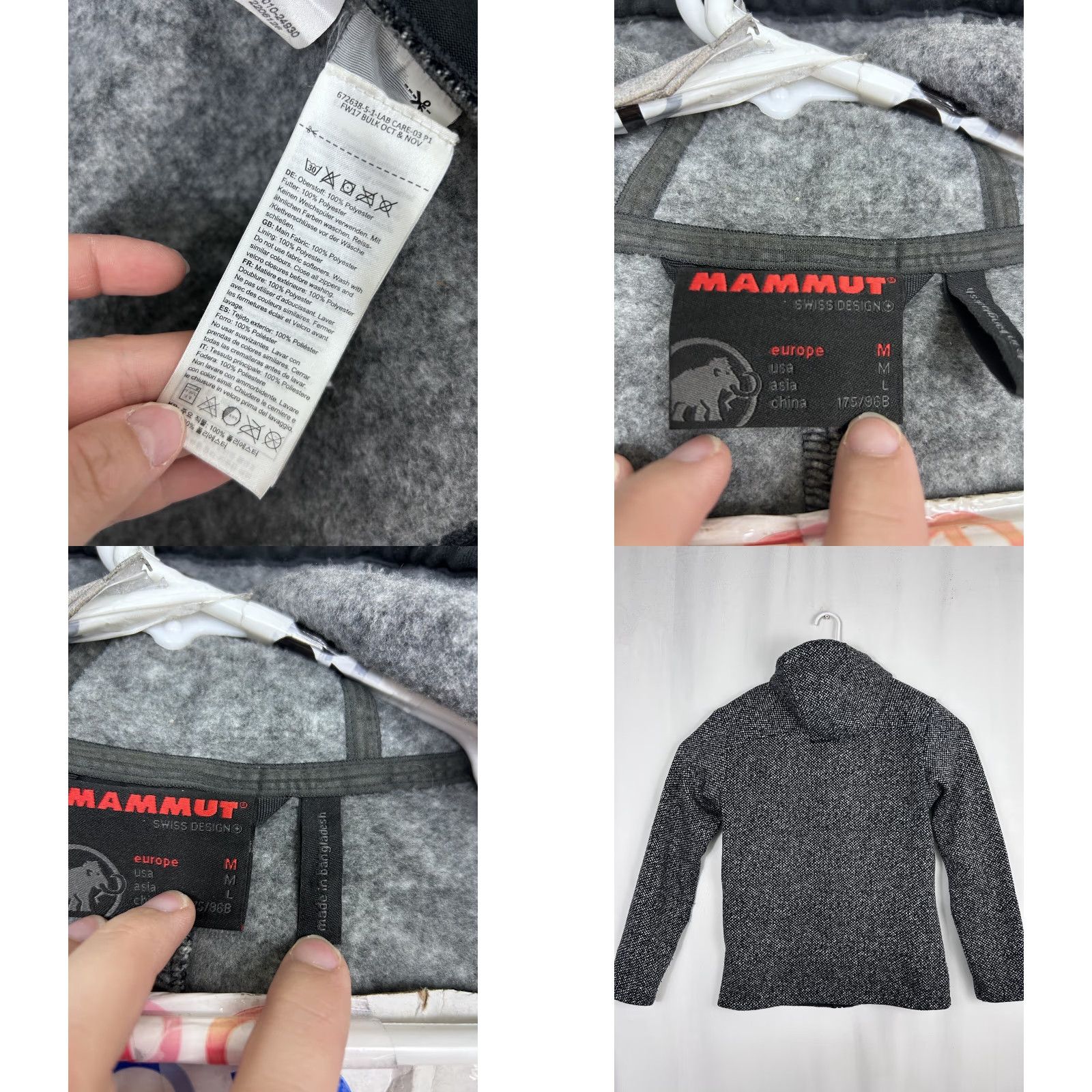 Mammut Mammut Chamuera Hooded Fleece Women's Jacket M Black Size M / US 6-8 / IT 42-44 - 9 Thumbnail