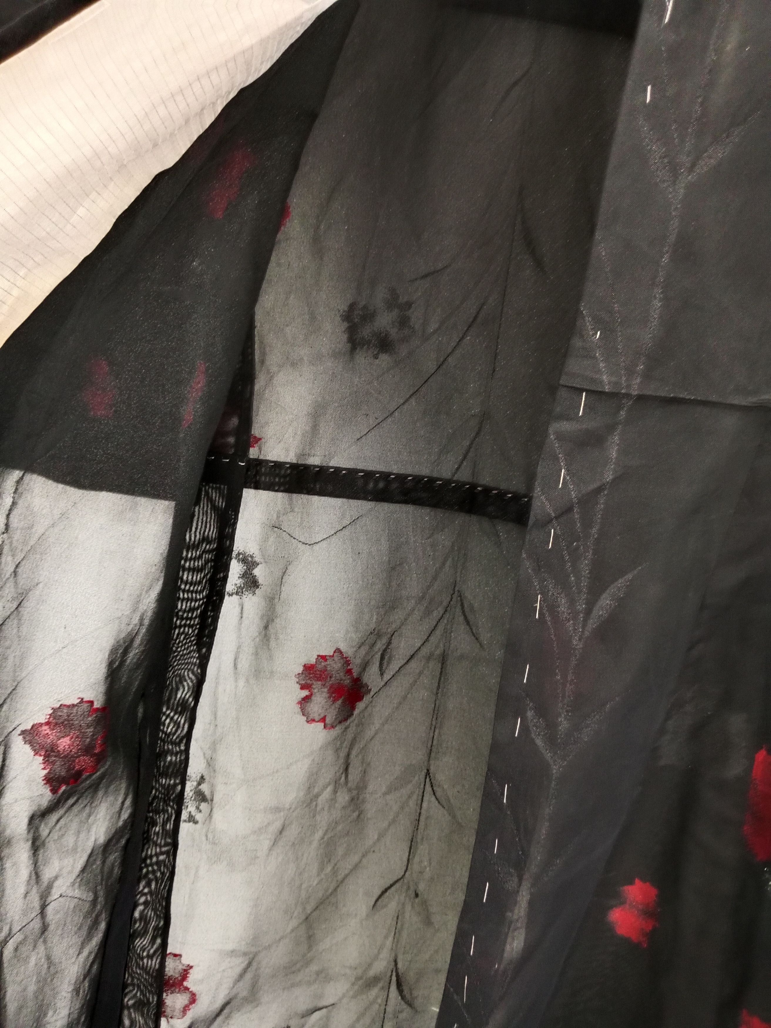 Japanese Brand × Vintage Vintage Yukata Kimono Nice Motif Long Kimono Robe Size ONE SIZE - 7 Thumbnail