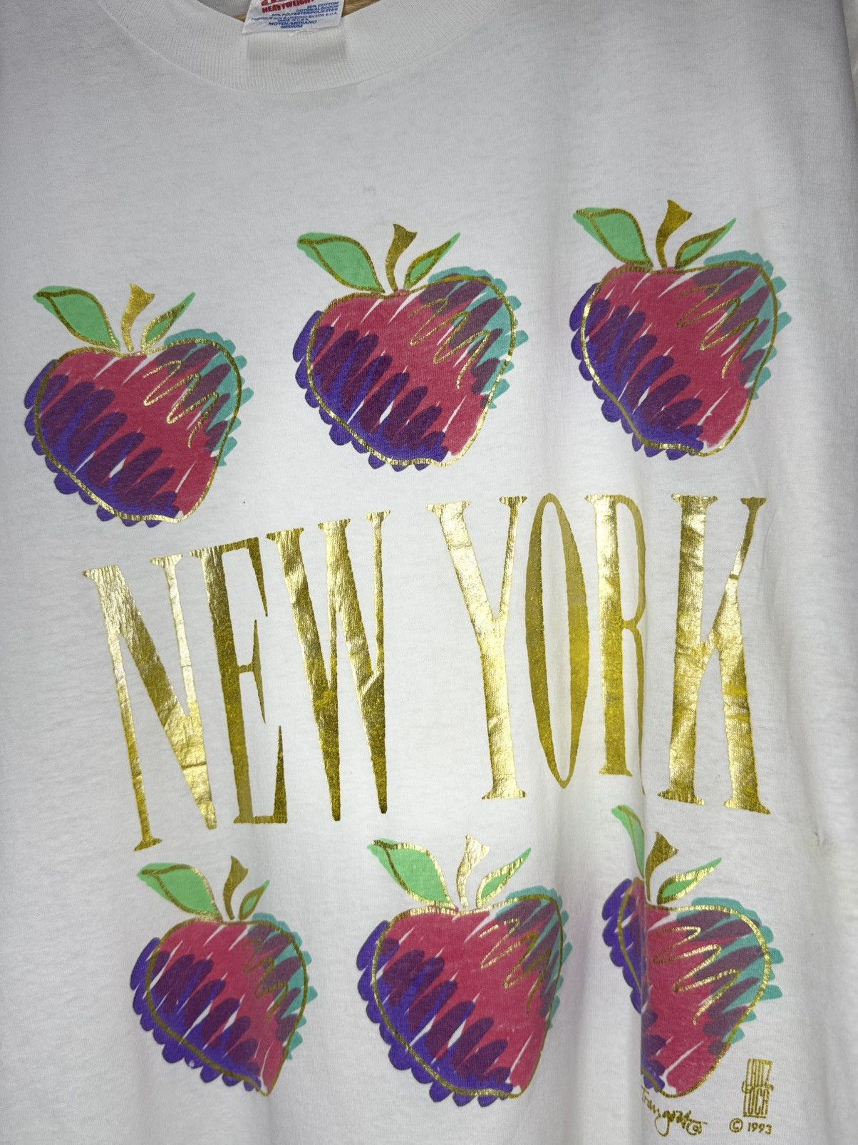 Vintage Vintage apple tee 1993 Size US M / EU 48-50 / 2 - 5 Thumbnail