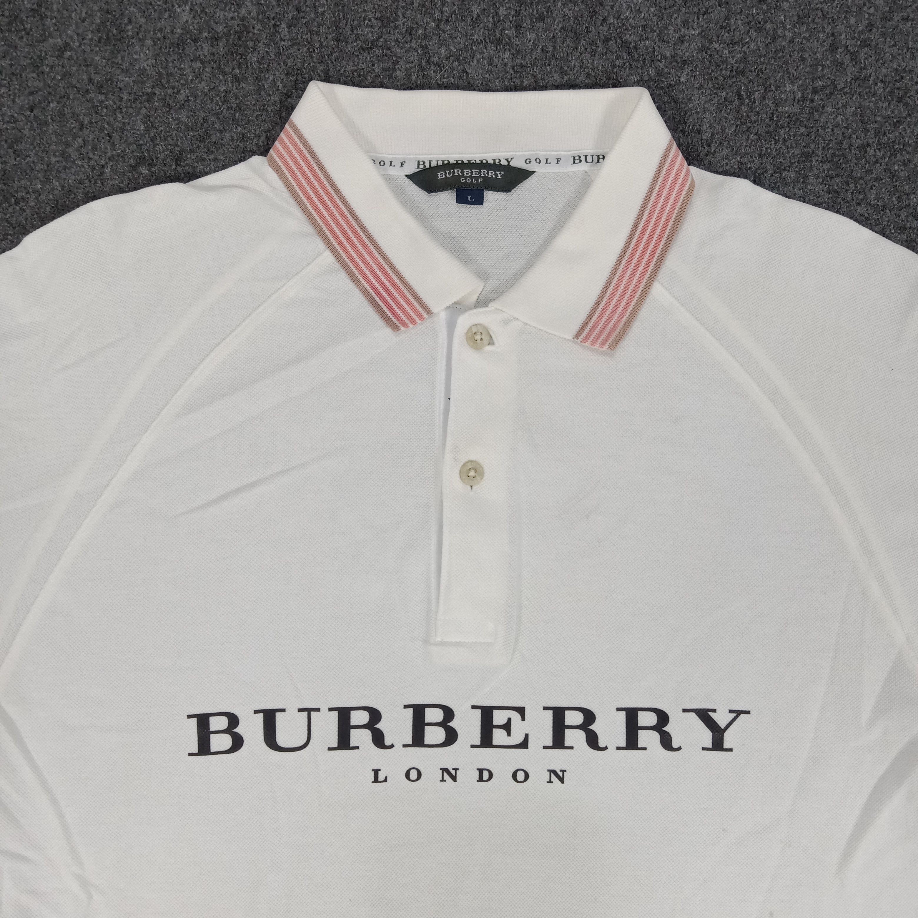 Burberry × Vintage Burberry London Italian Brand Polos Size US M / EU 48-50 / 2 - 2 Thumbnail