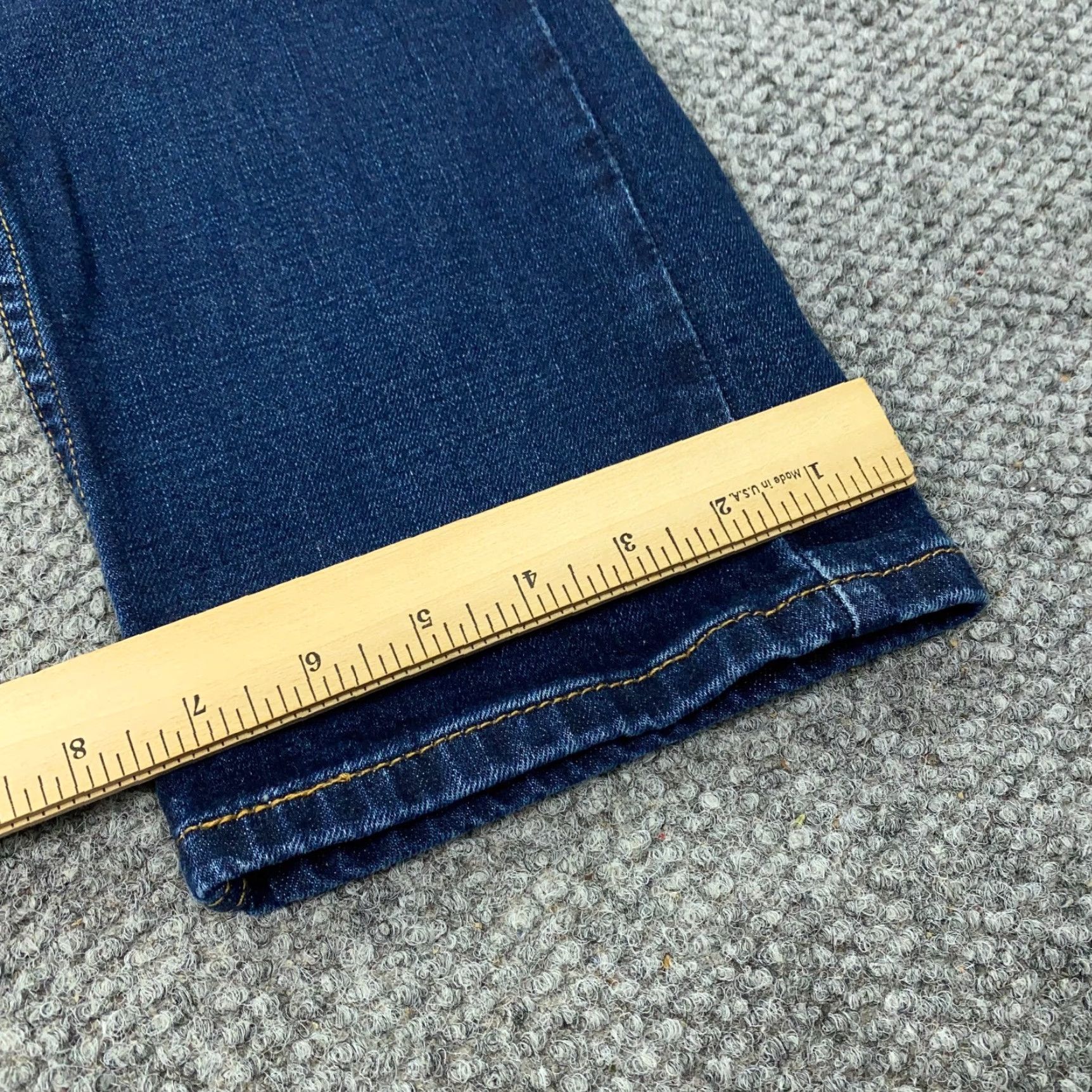 Levi's Levi's Jeans 505 Straight Mens 30x31 Denim Stretch Blue, Regular Fit, 5-Pocket, Zip Fly, Cotton Elastane, 30 Waist Men’s Jeans Size US 30 / EU 46 - 5 Thumbnail