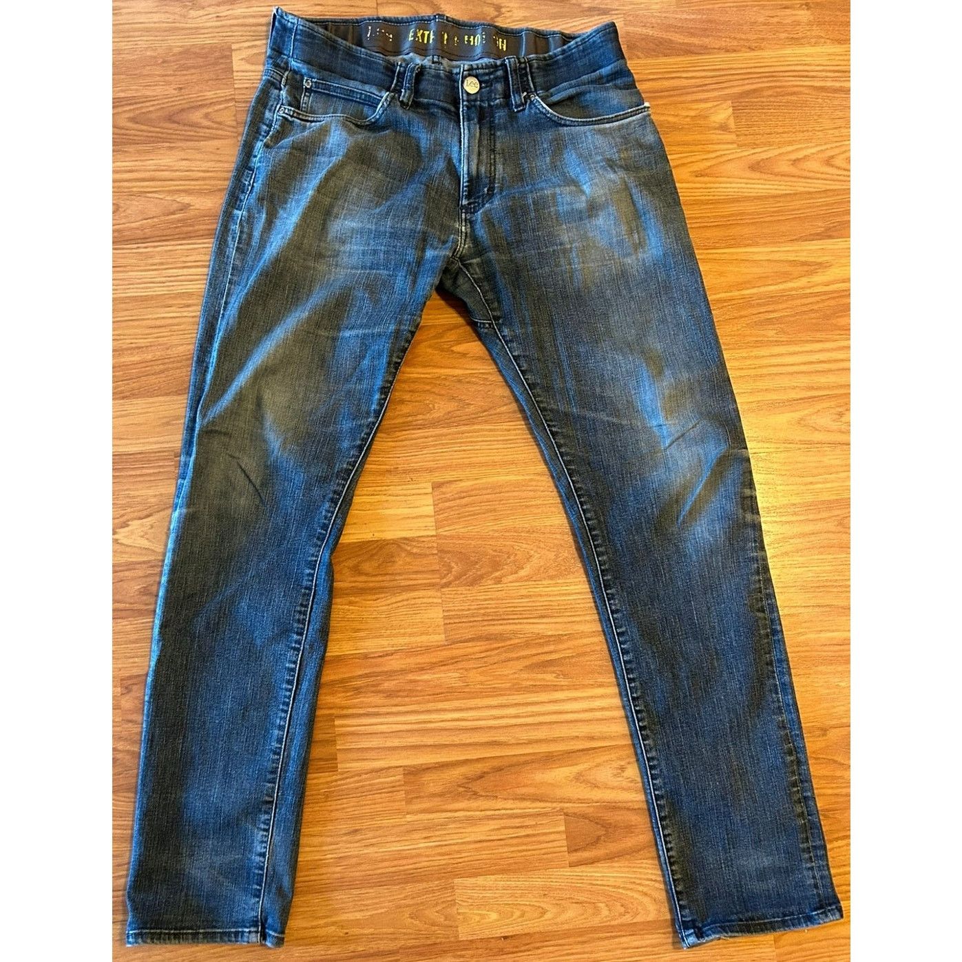 Lee Vintage Lee Extreme Motion Acid Wash Jeans - Men's 32x32 Size US 32 / EU 48 - 1 Thumbnail