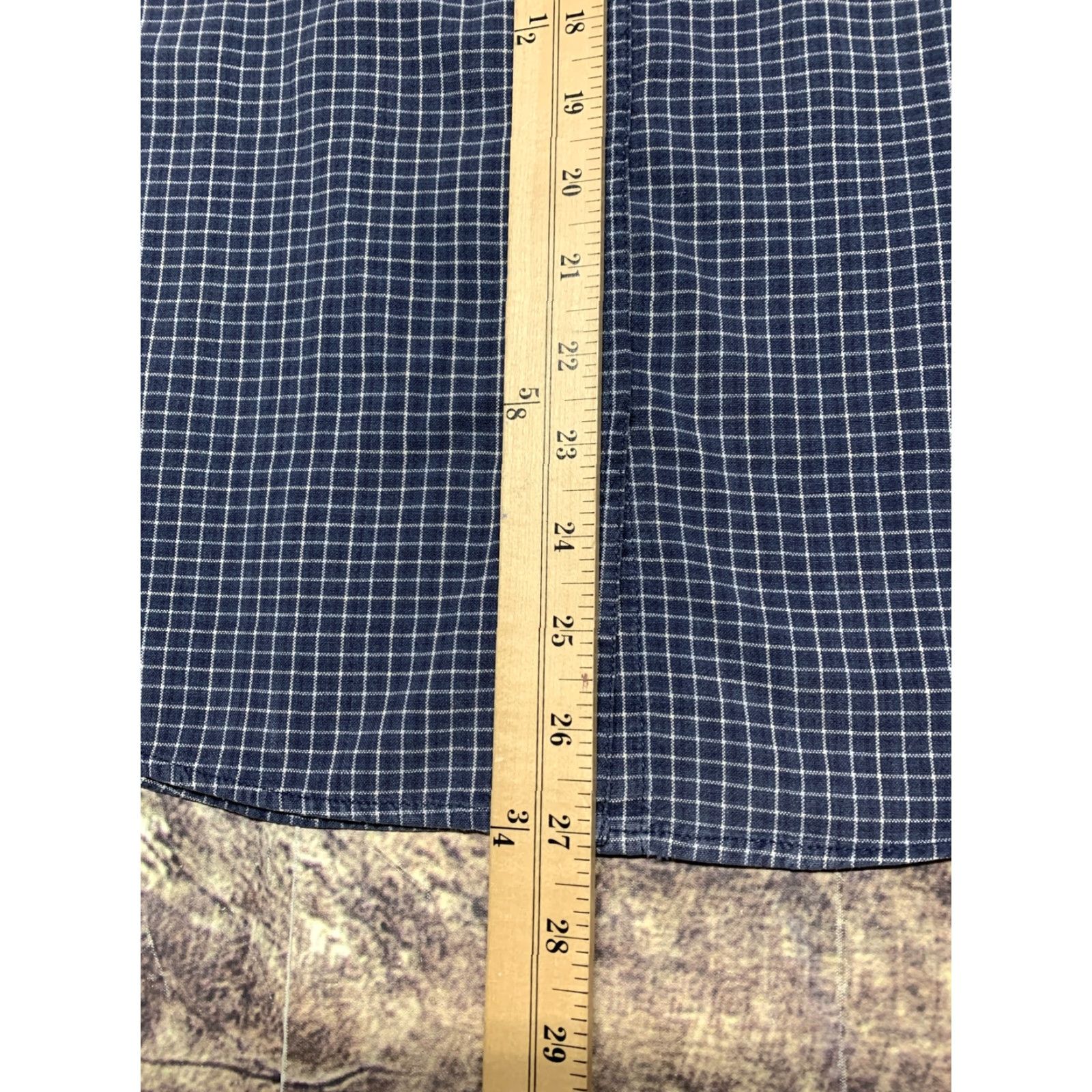 Vintage BCI Clothing Mens Shirt Blue White Plaid Button-Up Long Sleeve Size Large Size US L / EU 52-54 / 3 - 7 Thumbnail