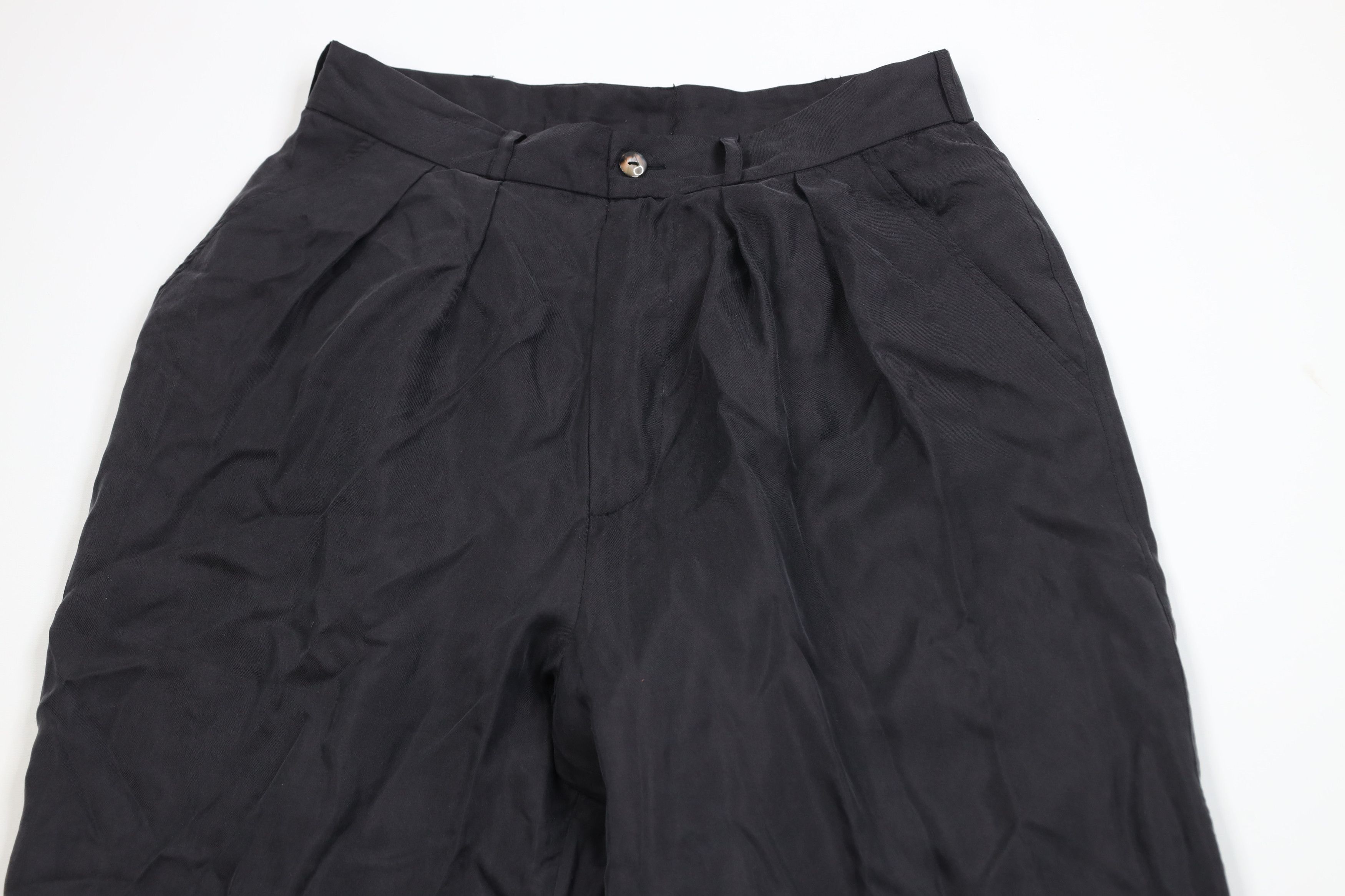 Vintage Deadstock Vintage 90s Streetwear Relaxed Fit Pants Black Size US 30 / EU 46 - 2 Thumbnail