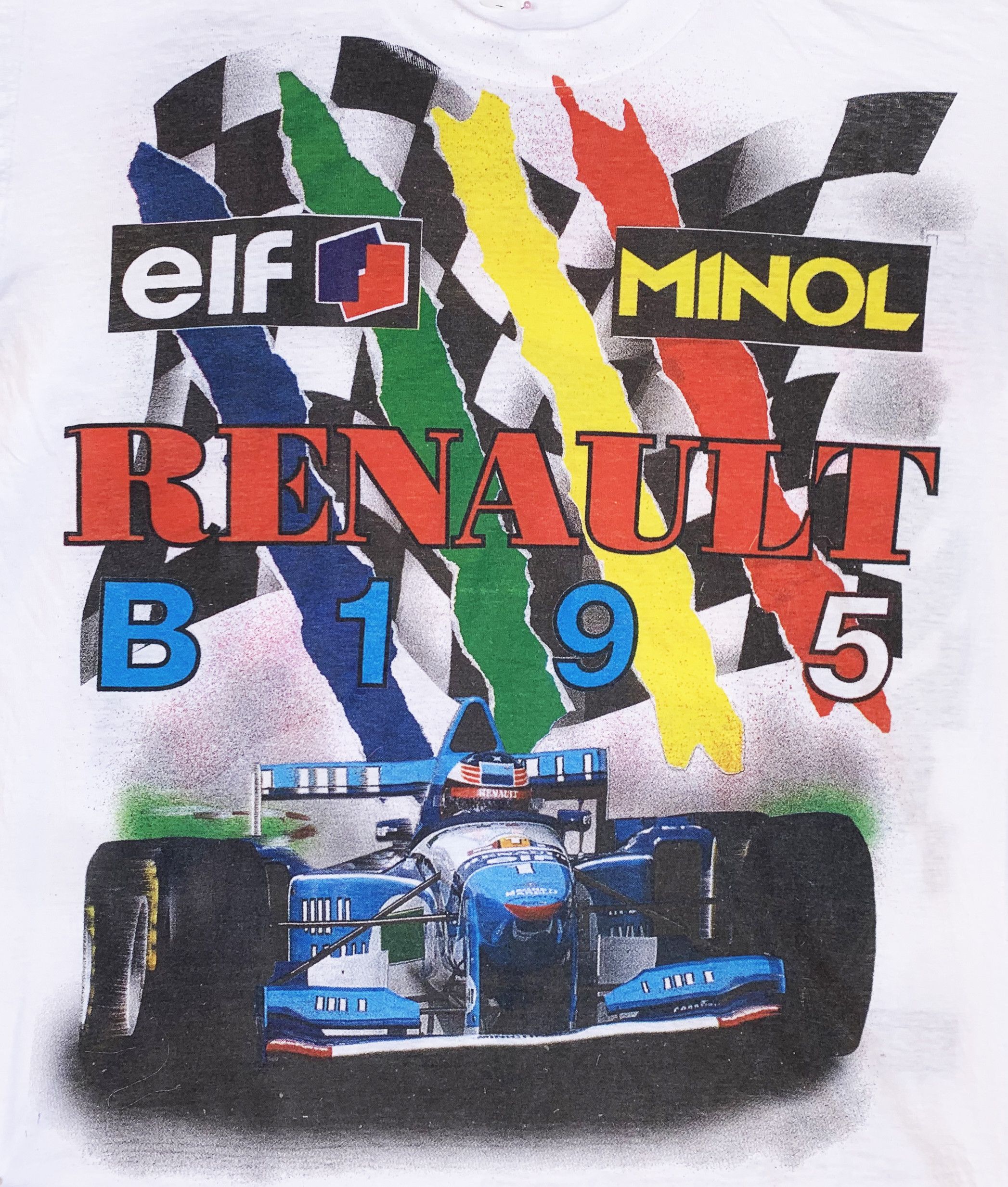 Vintage 90s RENAULT T shirt Racing Tee Formula One Single Stitch Size US M / EU 48-50 / 2 - 5 Thumbnail