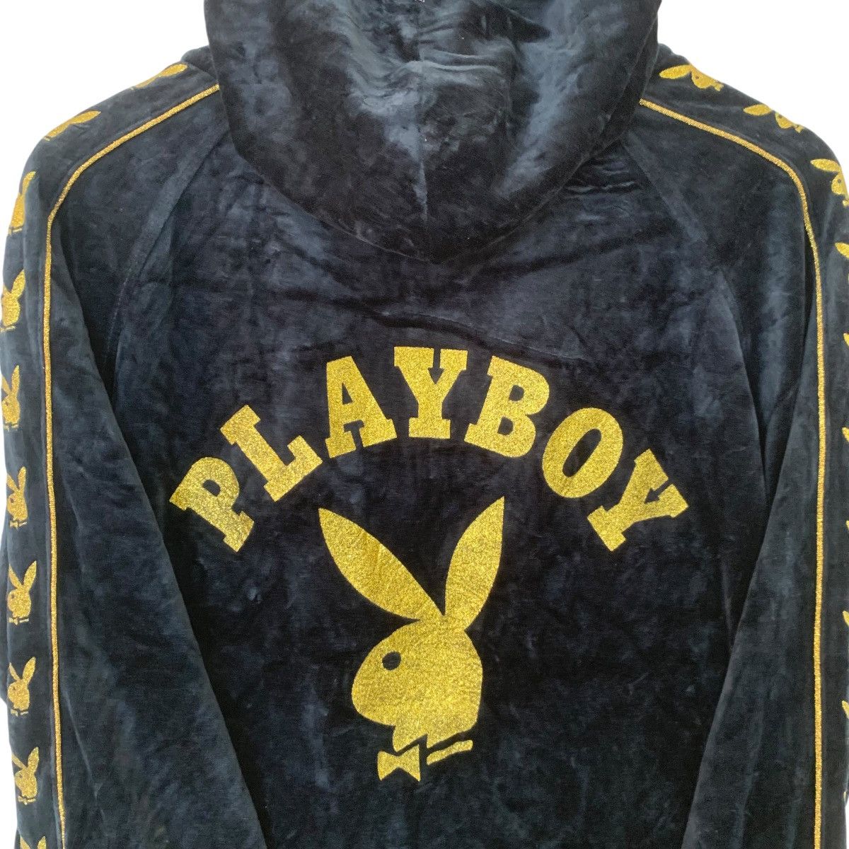 Playboy × Vintage Rare Vintage Playboy Sweater Fleece Hoodie Side Logo Size US M / EU 48-50 / 2 - 6 Thumbnail