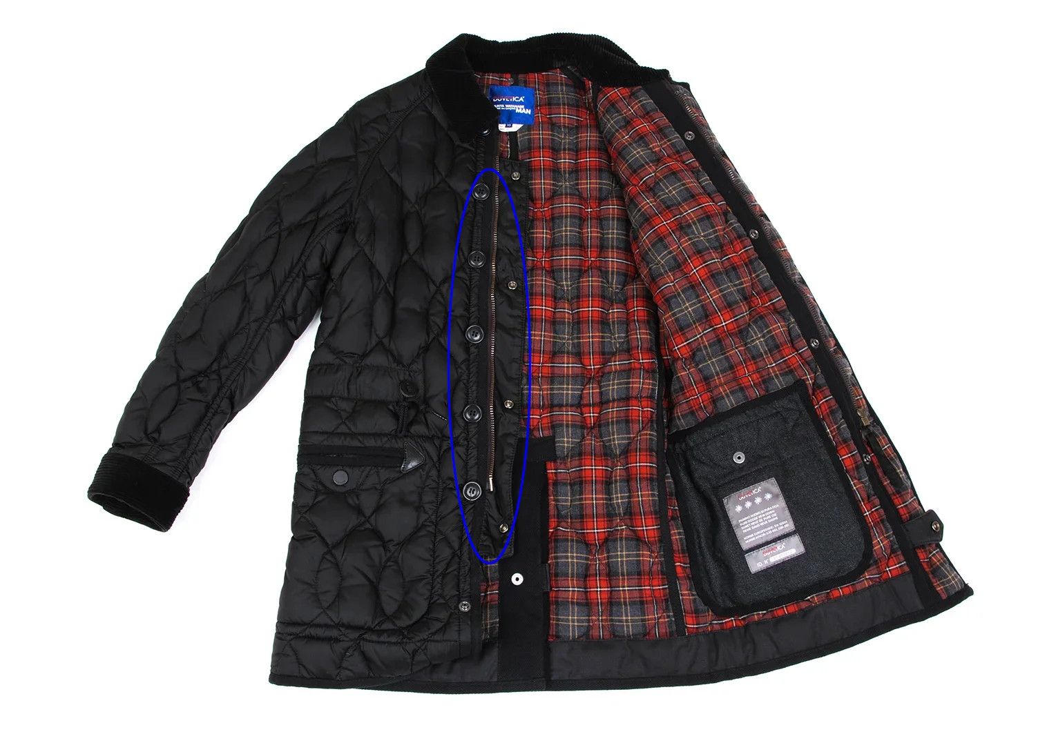Junya Watanabe Quilted Down Jacket in Black, Size XS Size US XS / EU 42 / 0 - 10 Thumbnail