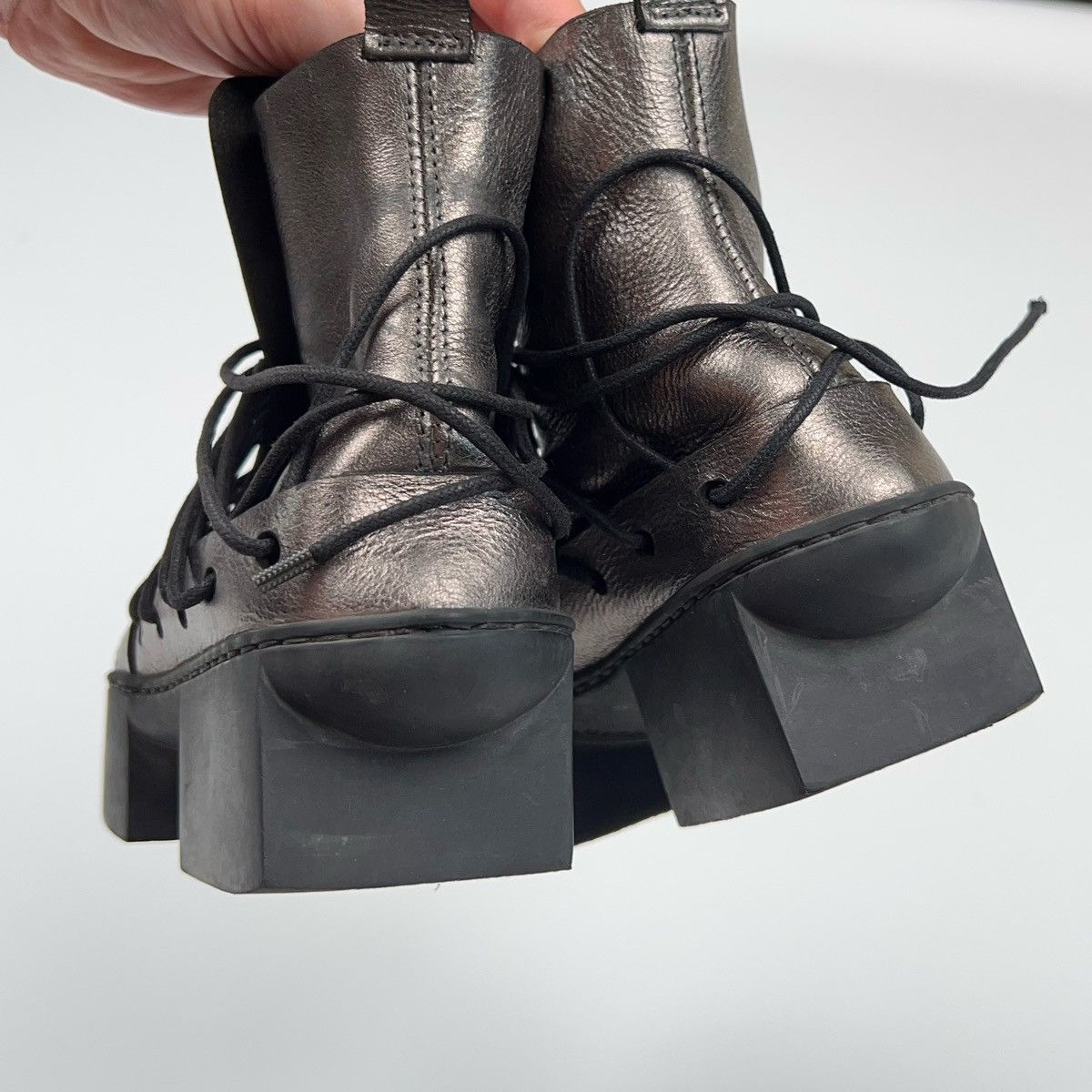 Trippen Trippen Platform Leather Shoes Geisha Happy Dream Avantgarde Size US 5 / IT 35 - 22 Thumbnail