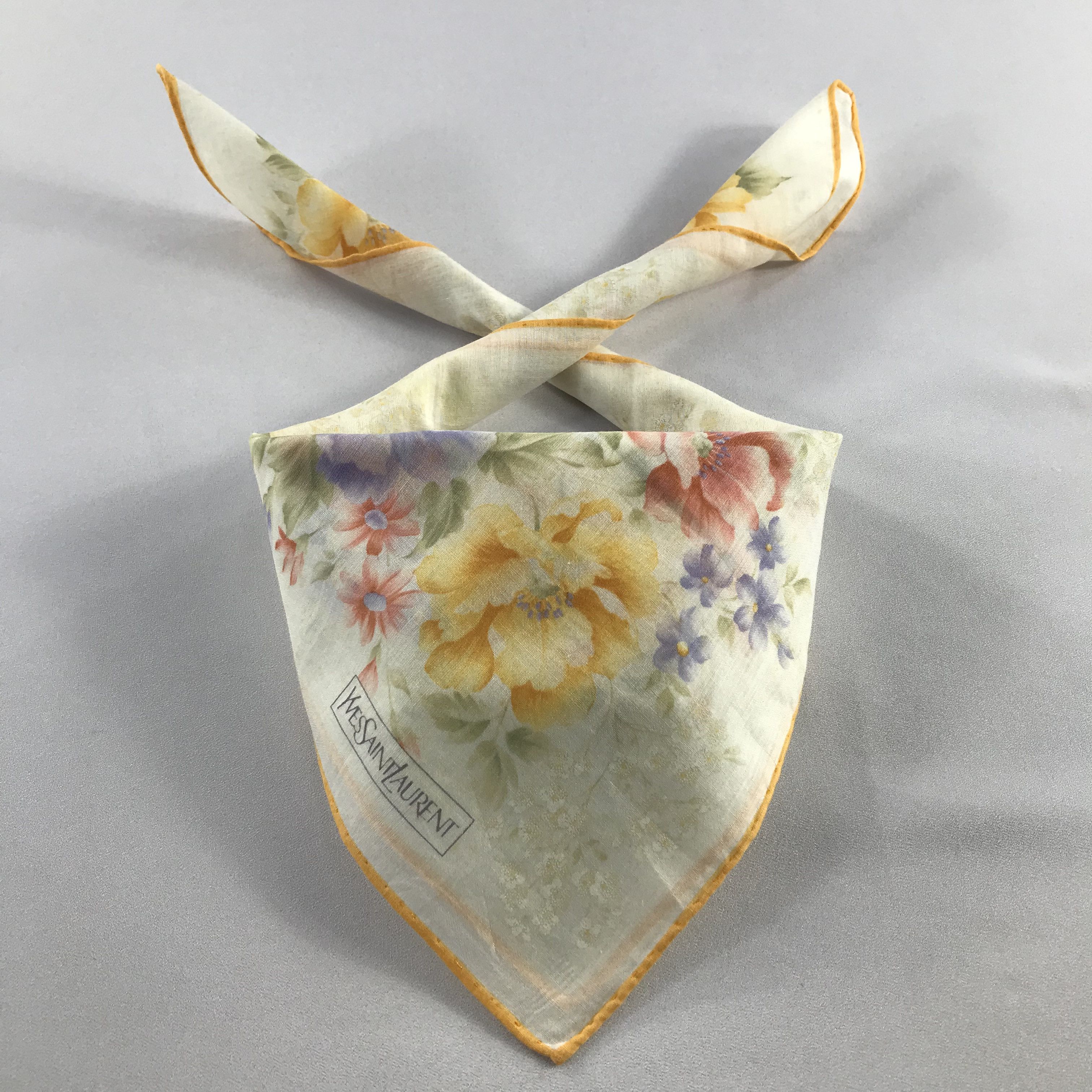 Yves Saint Laurent Handkerchief / Bandana / Neckerchief C780