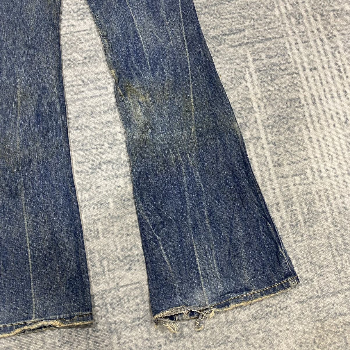 Hysteric Glamour × Japanese Brand × Le Grande Bleu (L.G.B.) Flare☠️ Eagle Japan Mudwash Bootcut Jeans Vintage 80s 90s Size US 28 / EU 44 - 14 Thumbnail