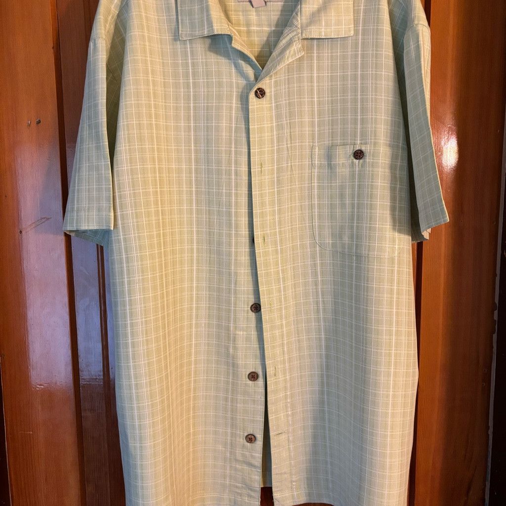 Island Shores Mens Island Shores Shirt Size 38L - 1 Thumbnail