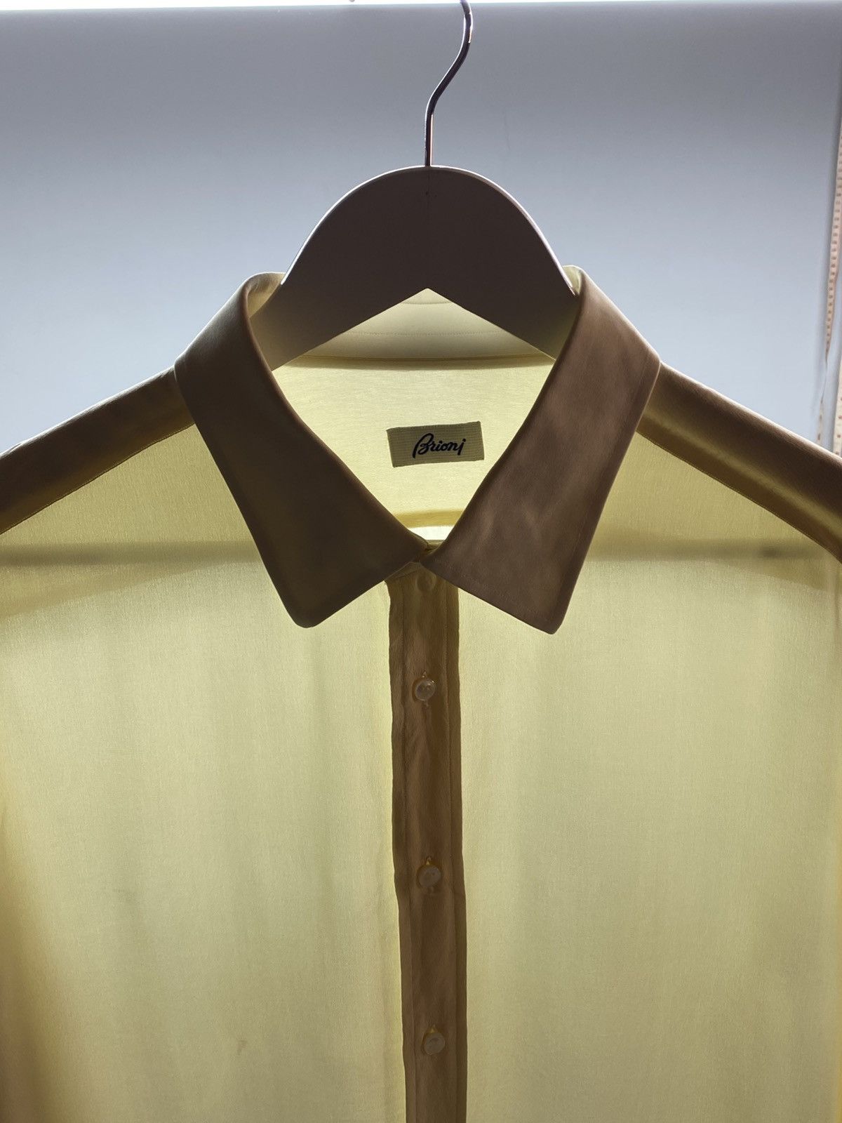 Brioni Brioni Silk Long Sleeve Shirt Size US L / EU 52-54 / 3 - 24 Thumbnail