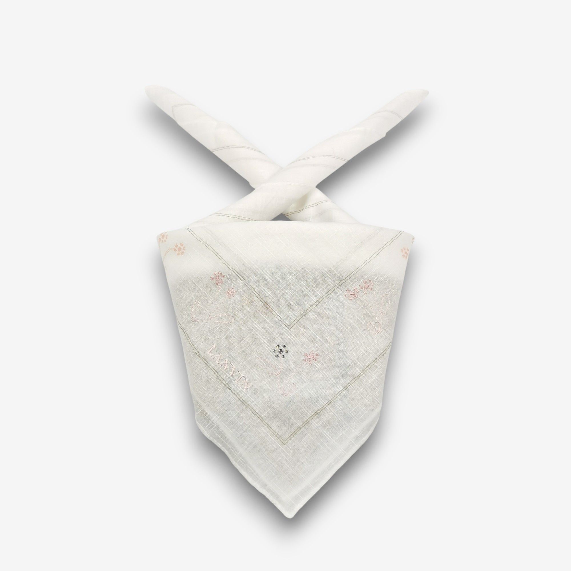 Lanvin Vintage Lanvin Handkerchief Neckerchief Bandana Size ONE SIZE - 1 Thumbnail