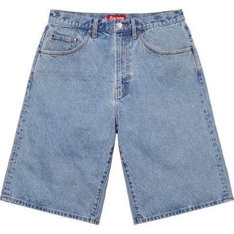 Supreme Supreme Script Baggy Denim Short | Grailed