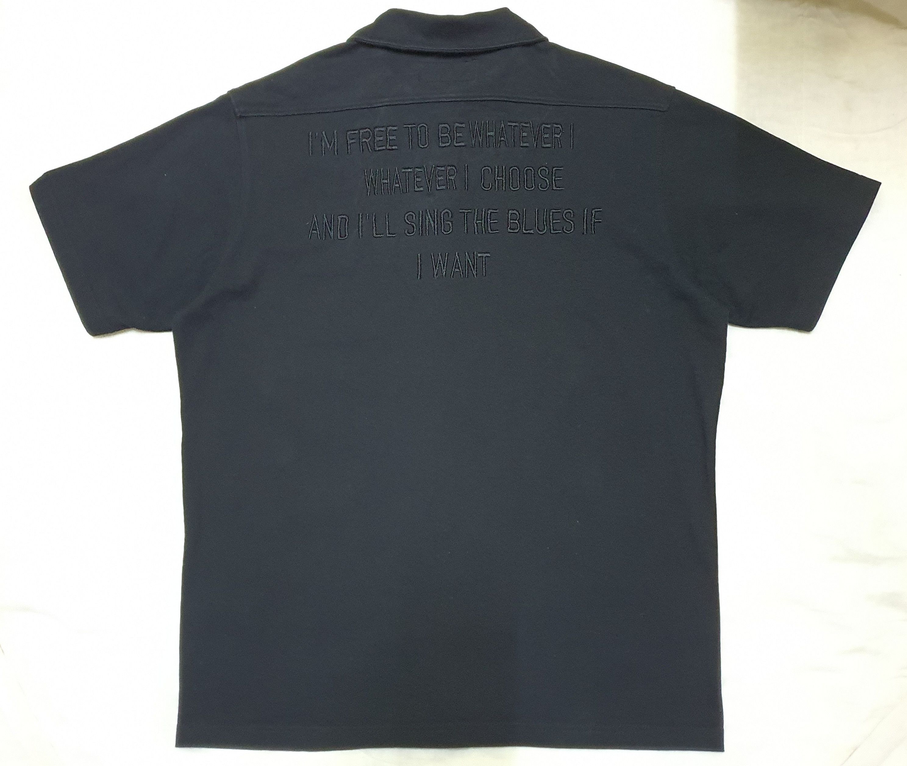 MOUSSY AZUL by moussy - 'Fucki'n Rock' Embroidered Shirt Size US S / EU 44-46 / 1 - 5 Thumbnail