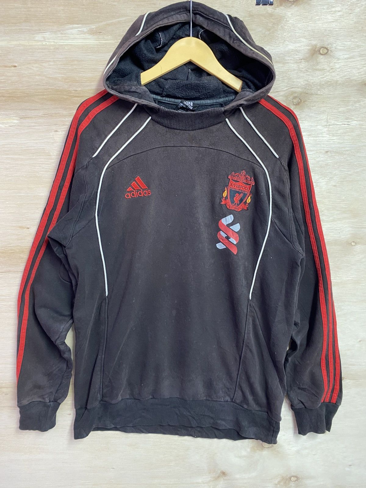 Adidas Vintage Adidas liverpool hoodie Size US L / EU 52-54 / 3 - 1 Thumbnail