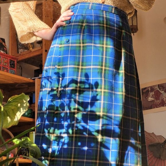 Vintage Vintage Bonda Nova Scotia Tartan Wool Dress Kilt- Size 8/26" Size 26" / US 2 / IT 38 - 3 Thumbnail