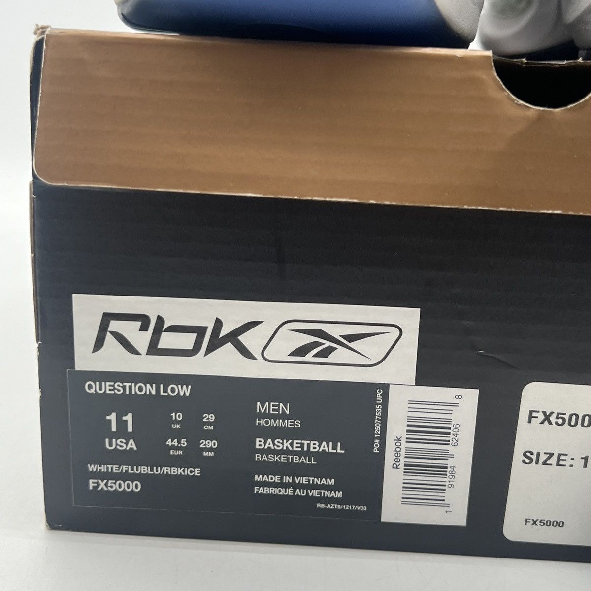 Reebok Question patent low fluid blue Size US 11 / EU 44 - 6 Thumbnail