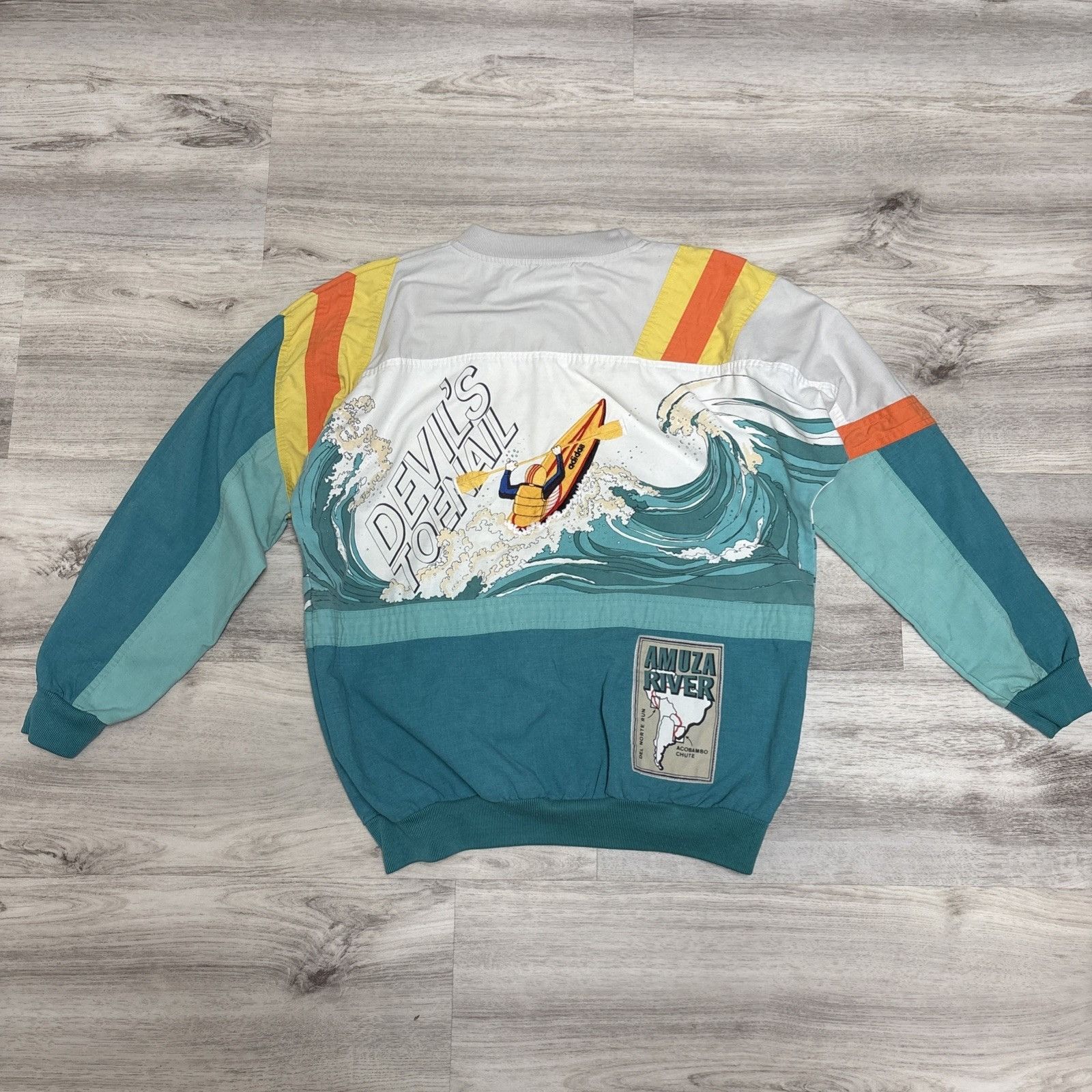 Adidas Adidas Devils Toenails Kayaking Sweatshirt Mens L/XL Amuza R Size US XL / EU 56 / 4 - 1 Thumbnail