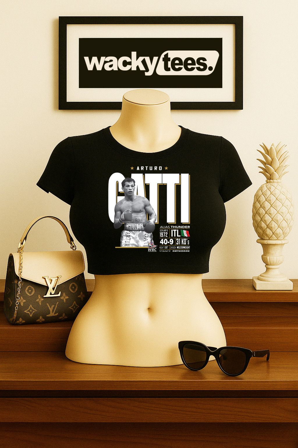 Other Arturo Gatti aka Thunder WBC Champion Graphic Tee Shirt Size US L / EU 52-54 / 3 - 6 Thumbnail