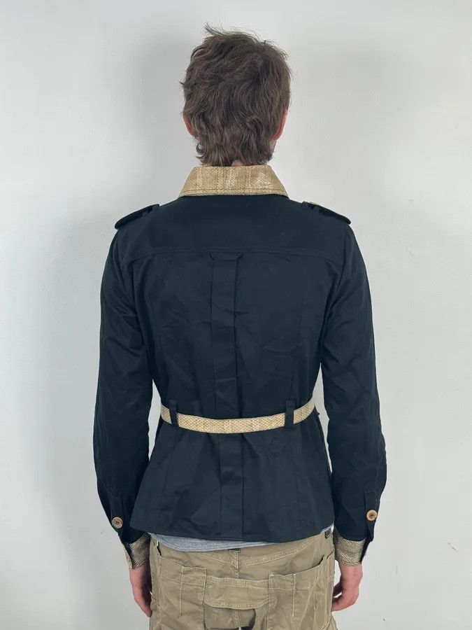 Dolce & Gabbana 2000s Dolce & Gabbana Black Snakeskin Effect Black Jacket Size US M / EU 48-50 / 2 - 3 Thumbnail